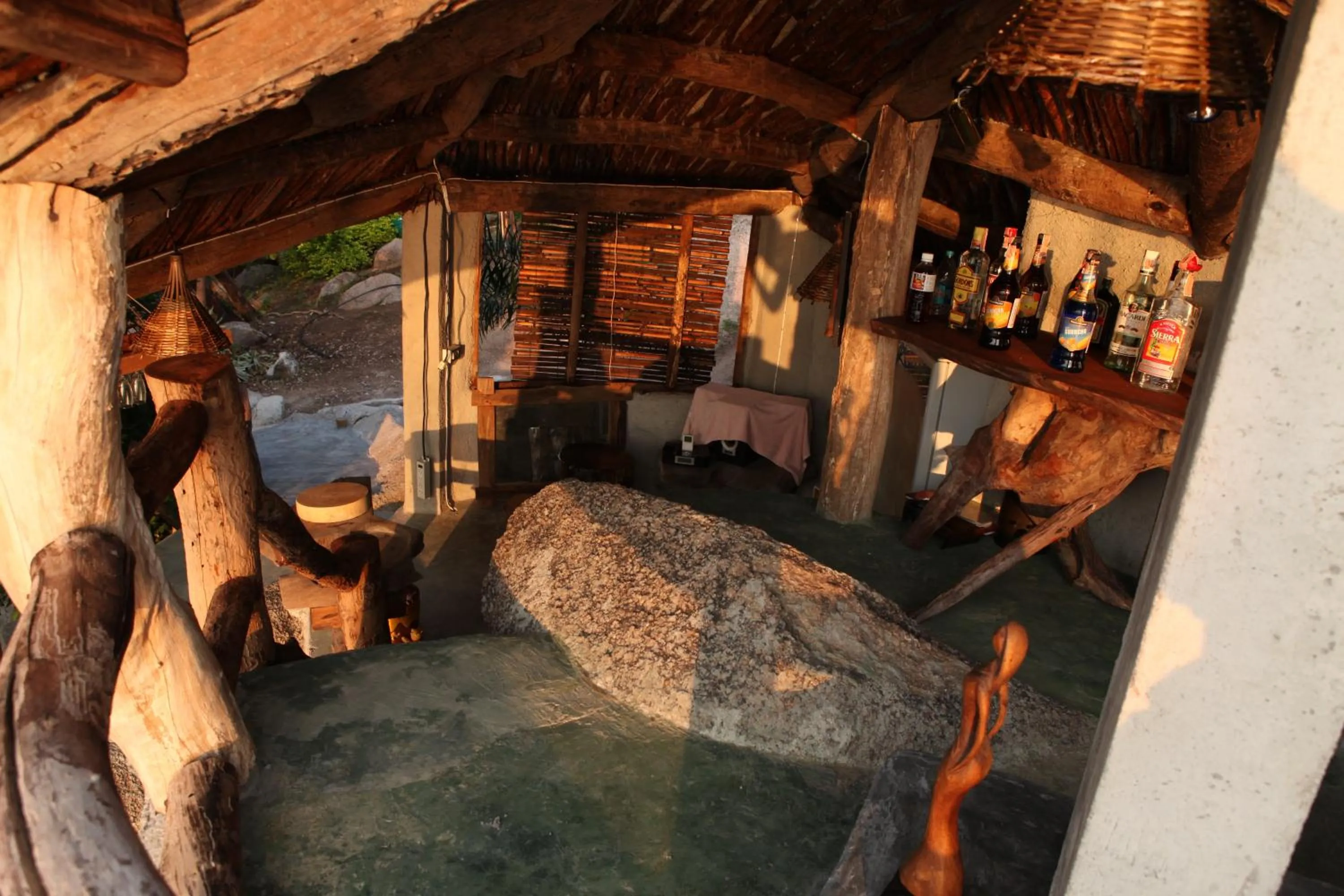 Lounge or bar in Moondance Magic View Bungalow