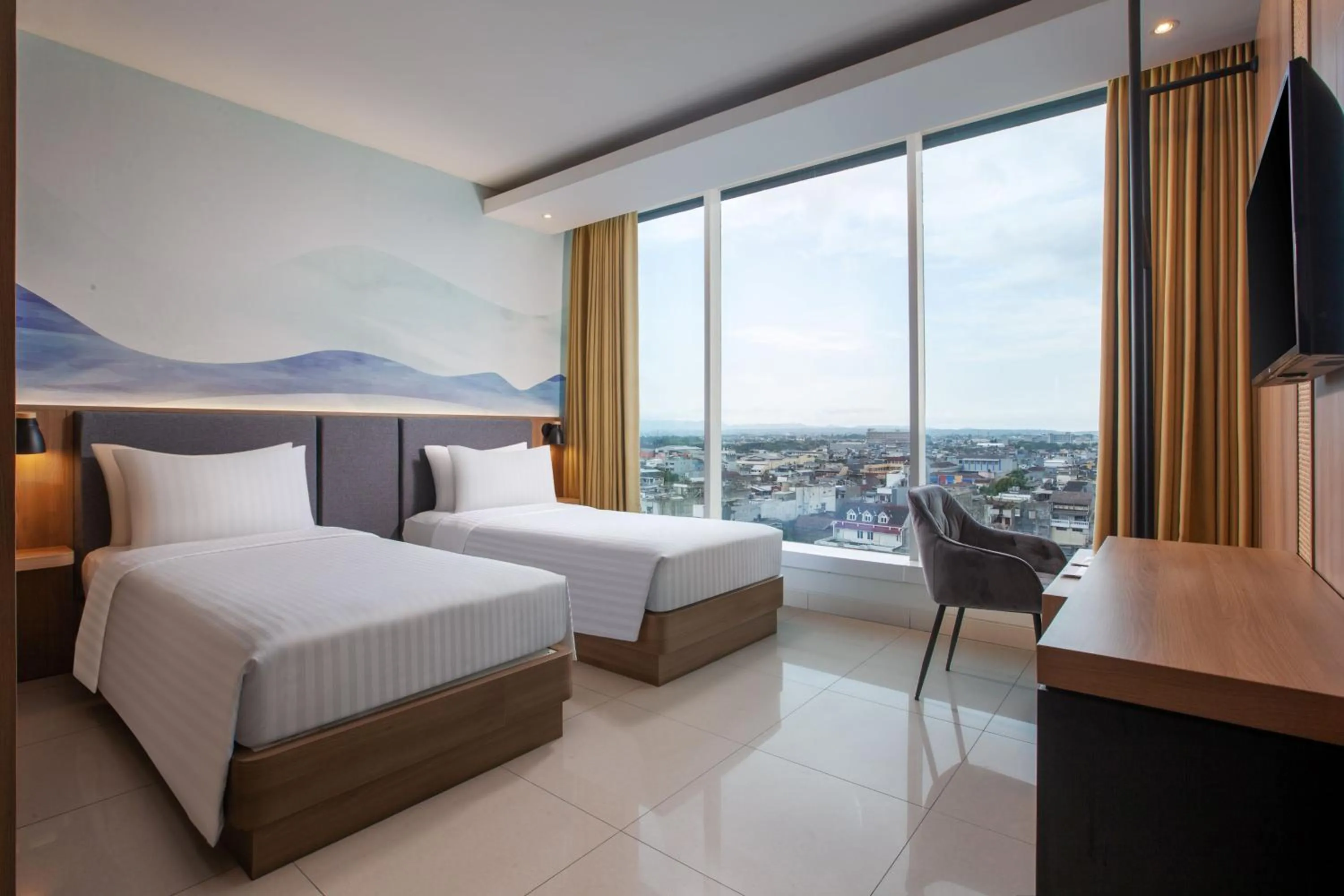 Bedroom, Bed in Hotel Santika Tasikmalaya