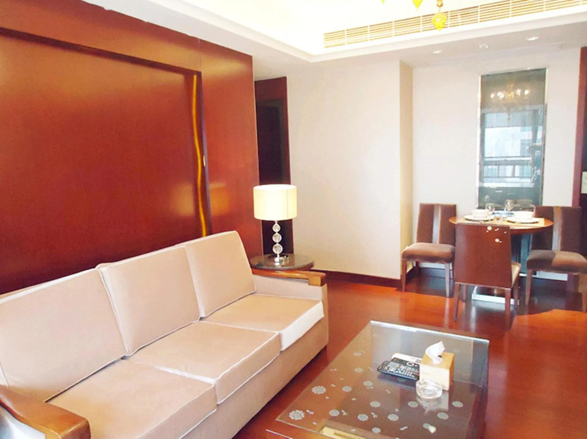 Living room in Ziyuan Service Apartment