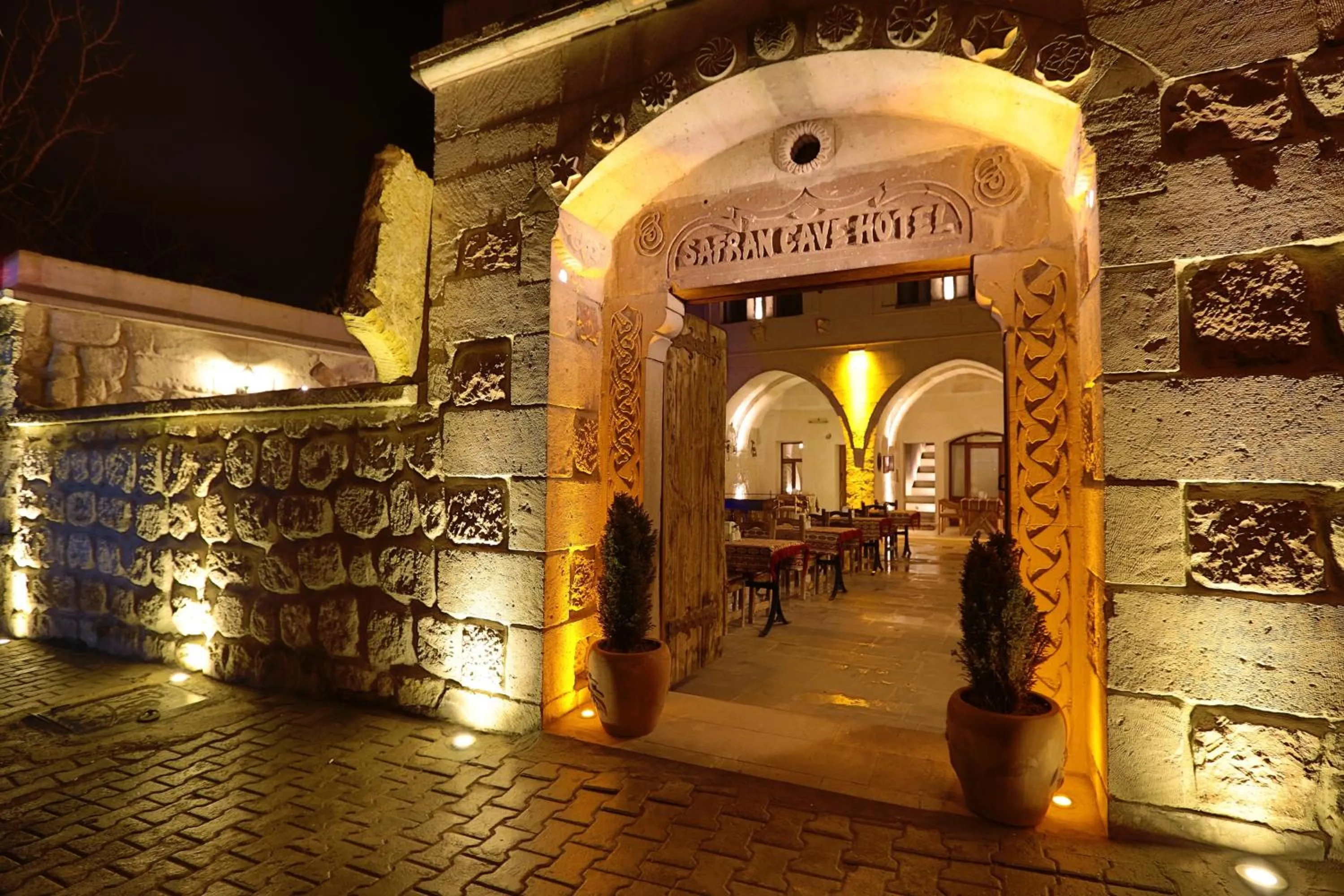 Facade/entrance in Safran Cave Hotel