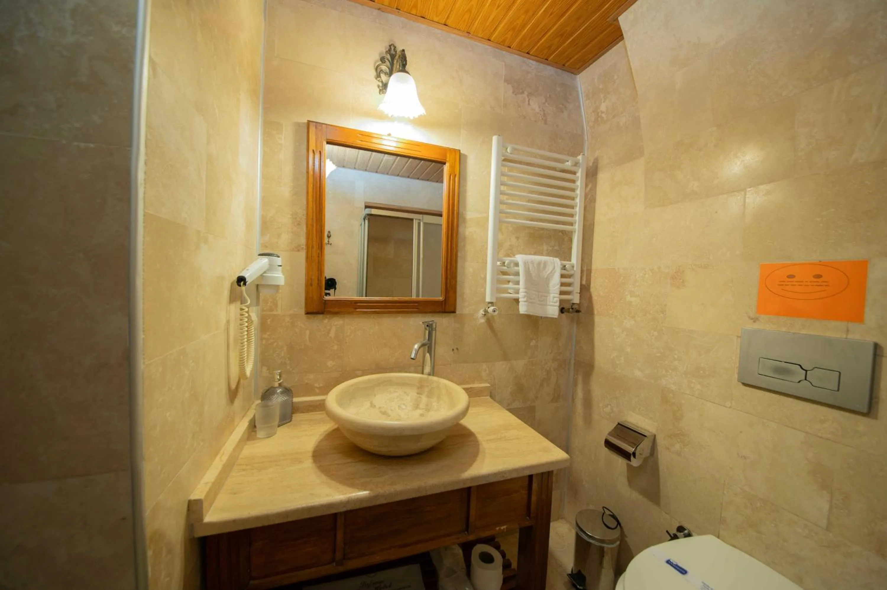 Bathroom in Safran Cave Hotel