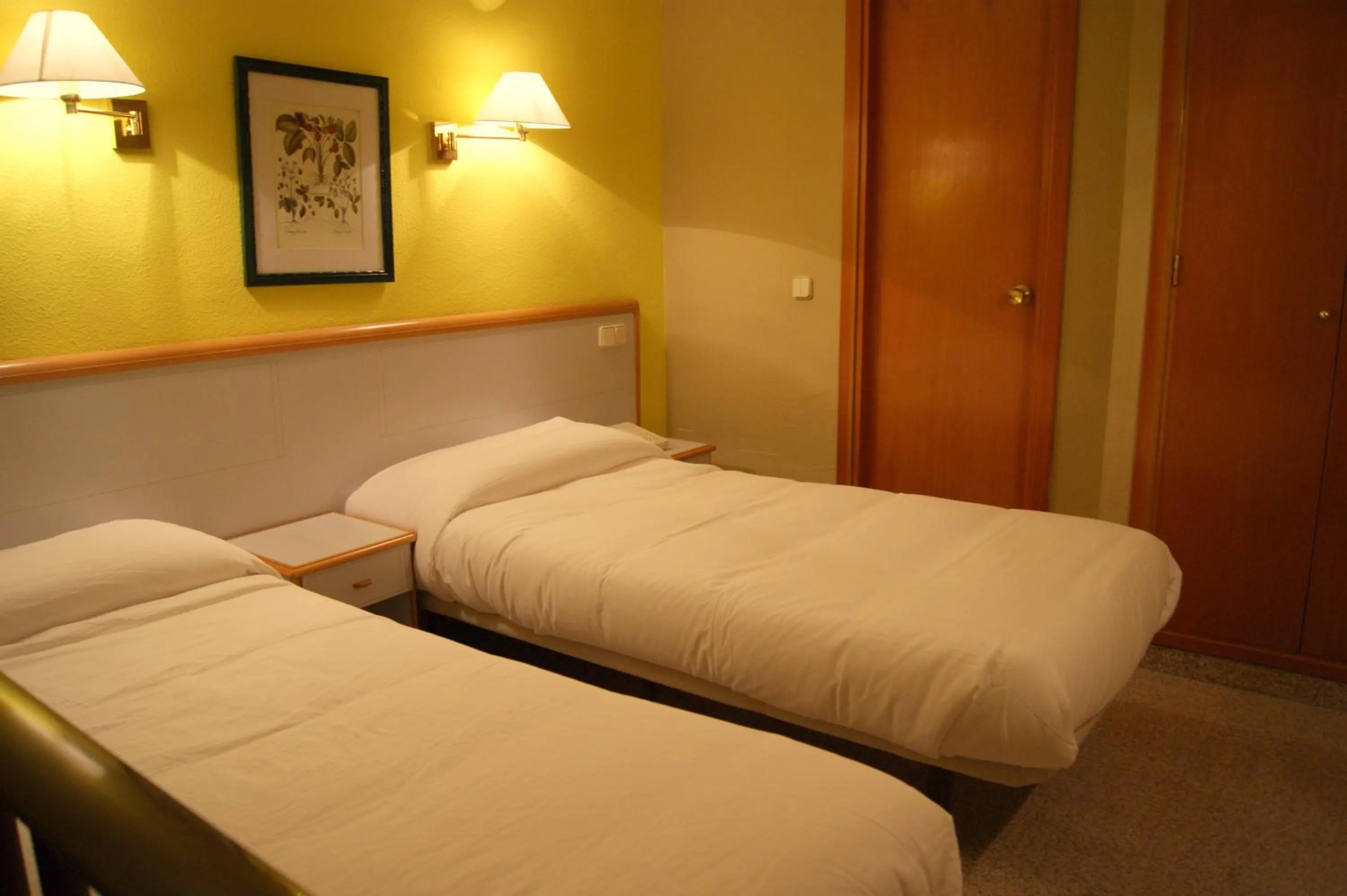 Bed in Hotel Prado Real