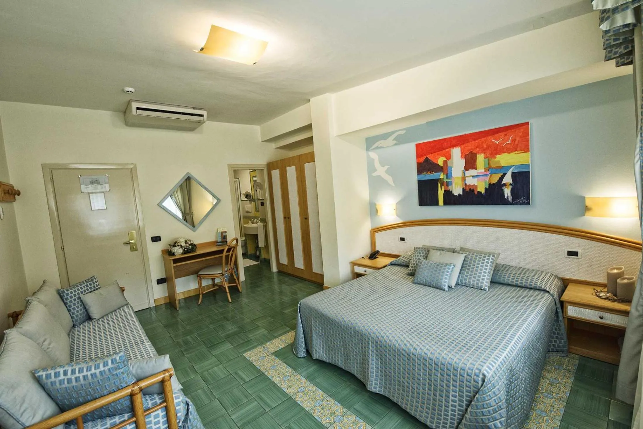 Bed in Grand Hotel Il Ninfeo