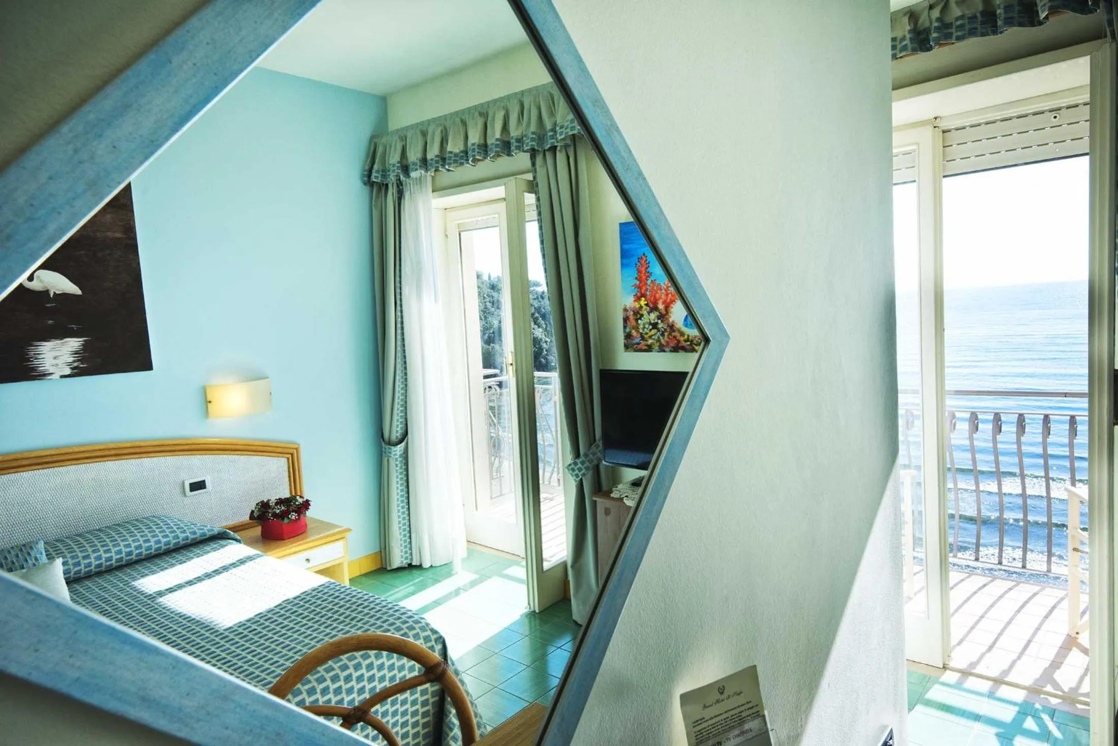 Bed in Grand Hotel Il Ninfeo