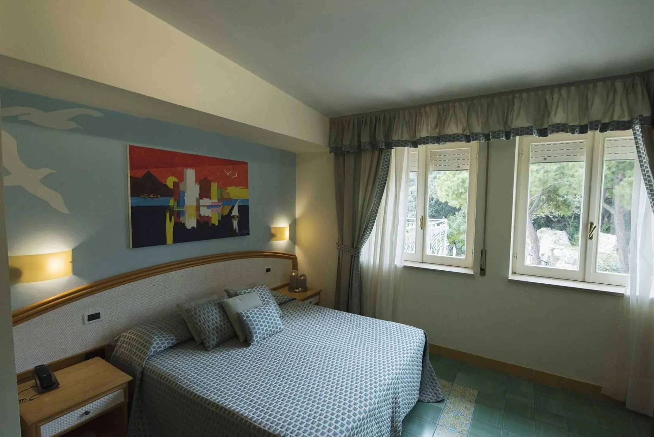 Bed in Grand Hotel Il Ninfeo