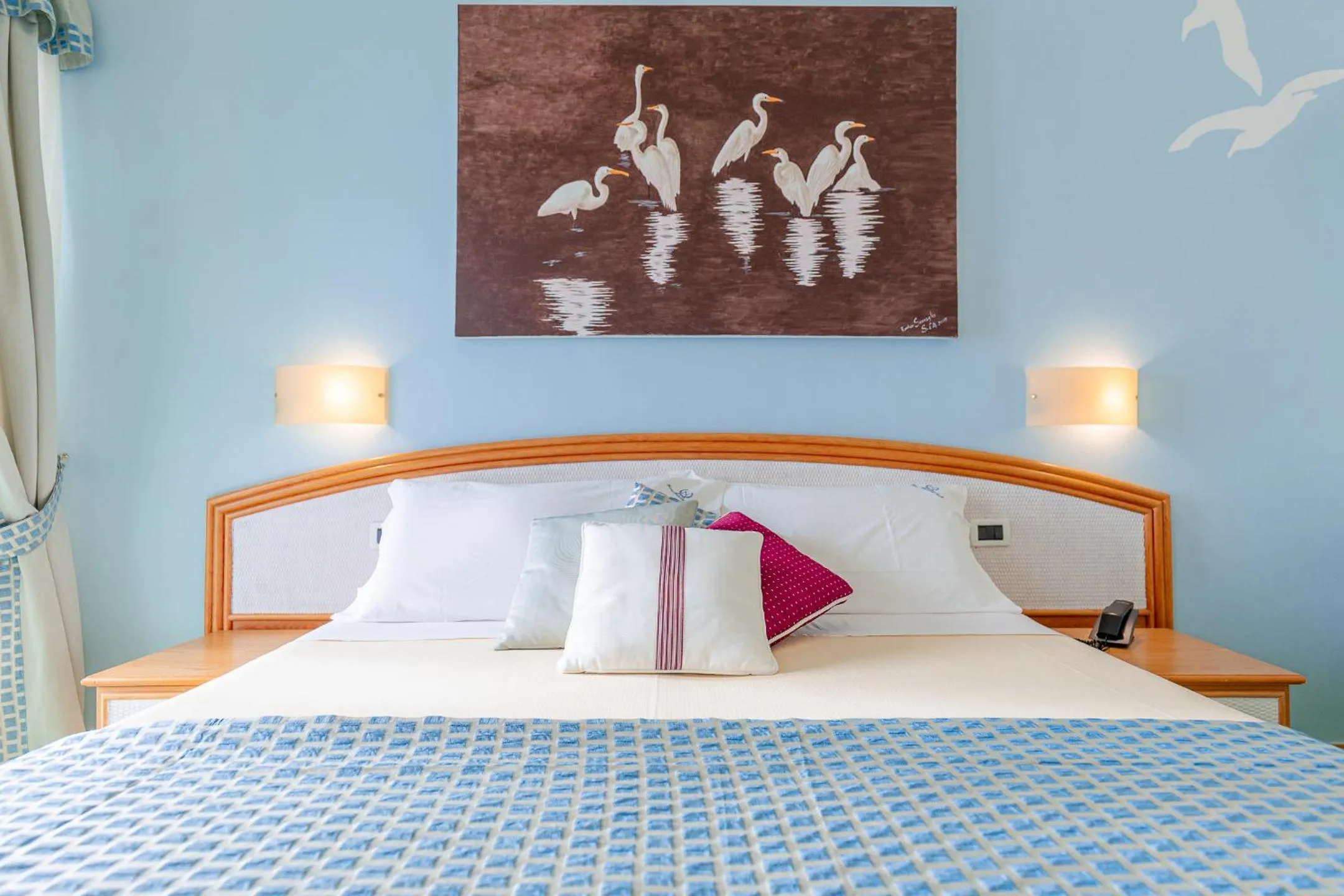 Bed in Grand Hotel Il Ninfeo