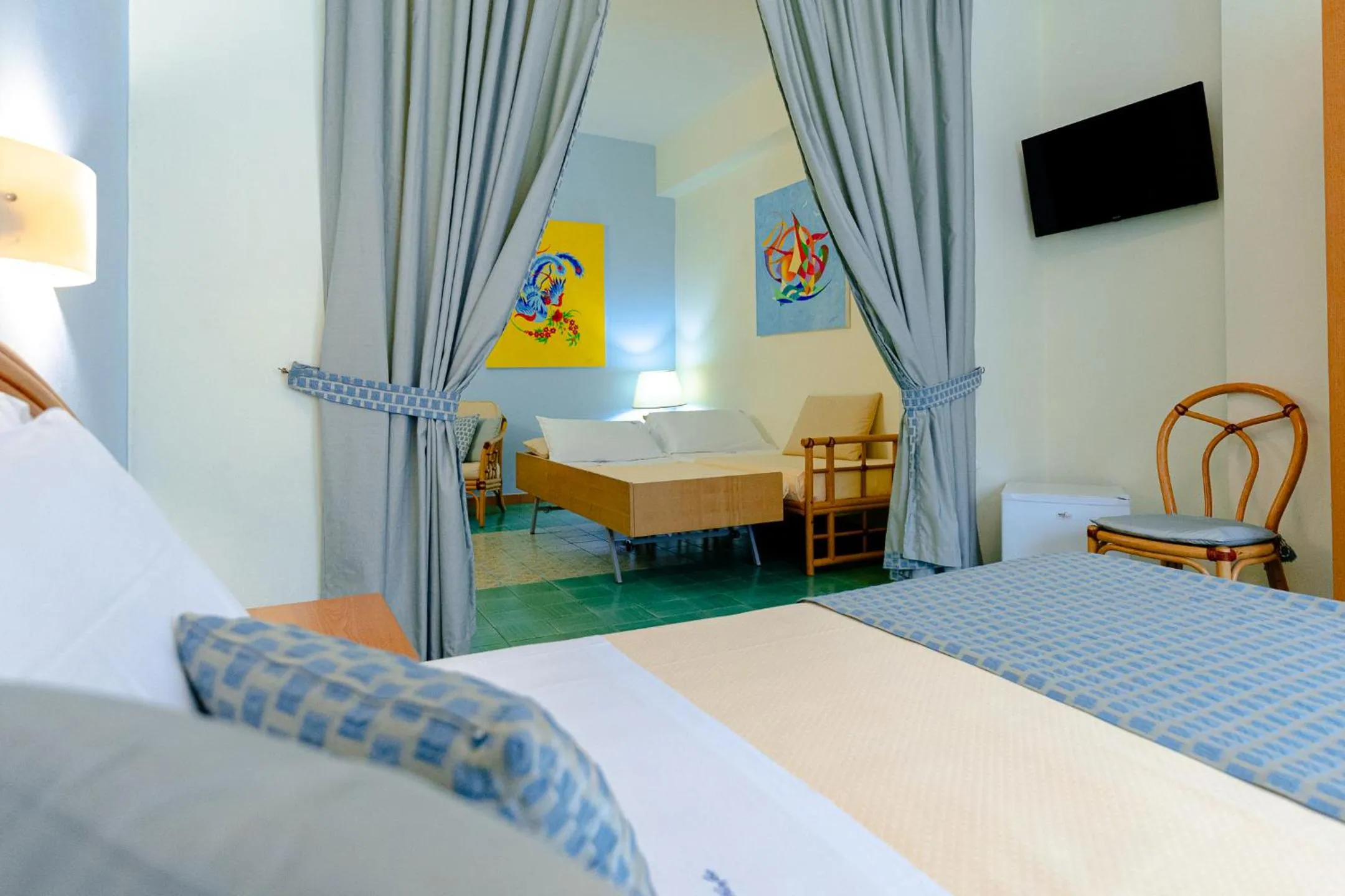 Bed in Grand Hotel Il Ninfeo