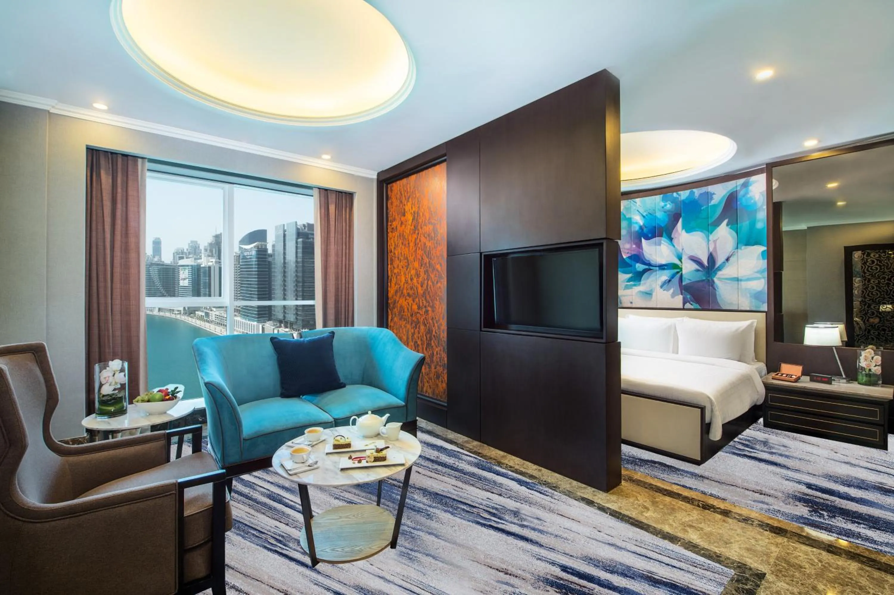 Living room in Grand Mercure Business Bay