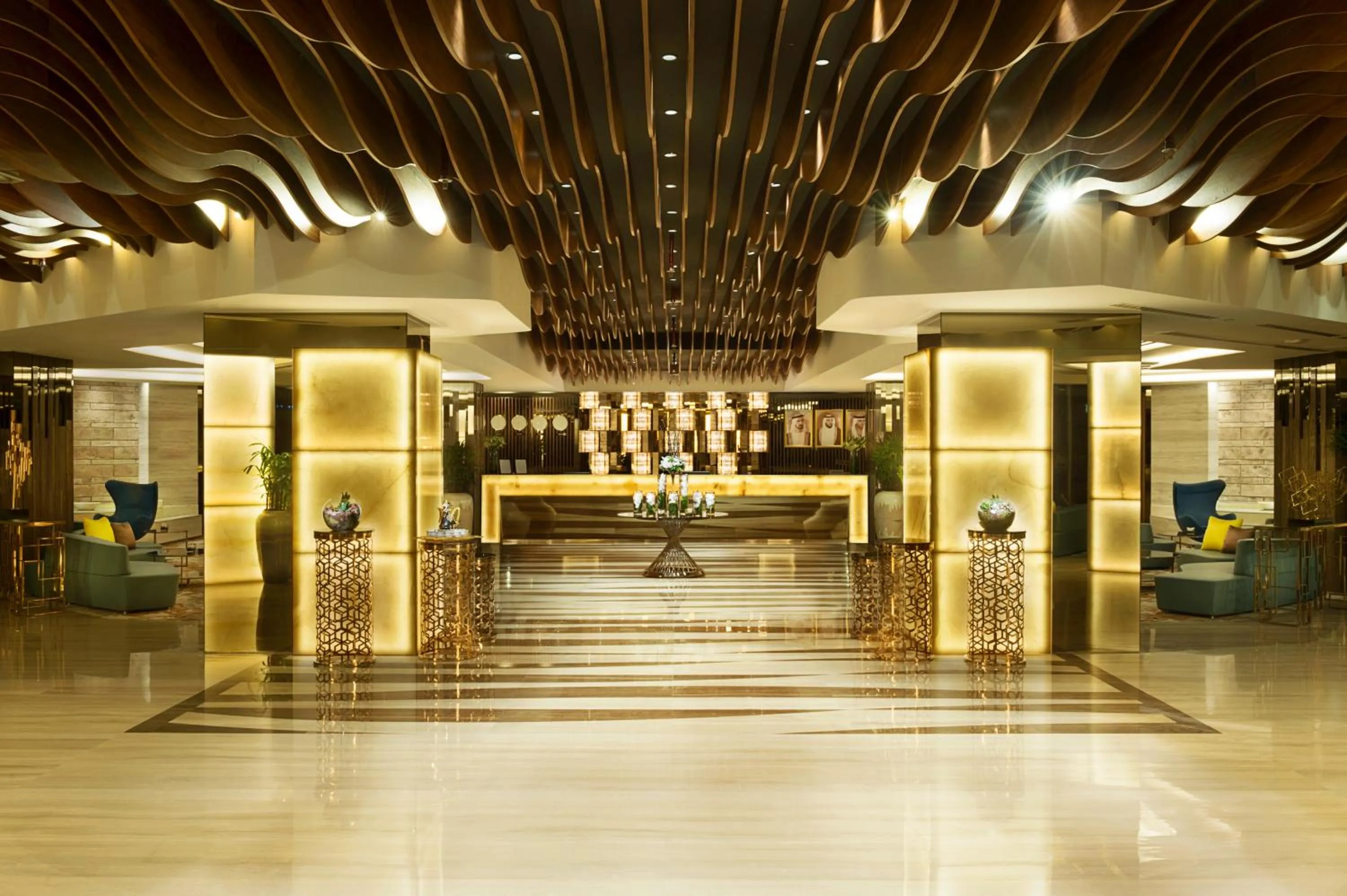 Lobby or reception in Gulf Court Hotel Business Bay