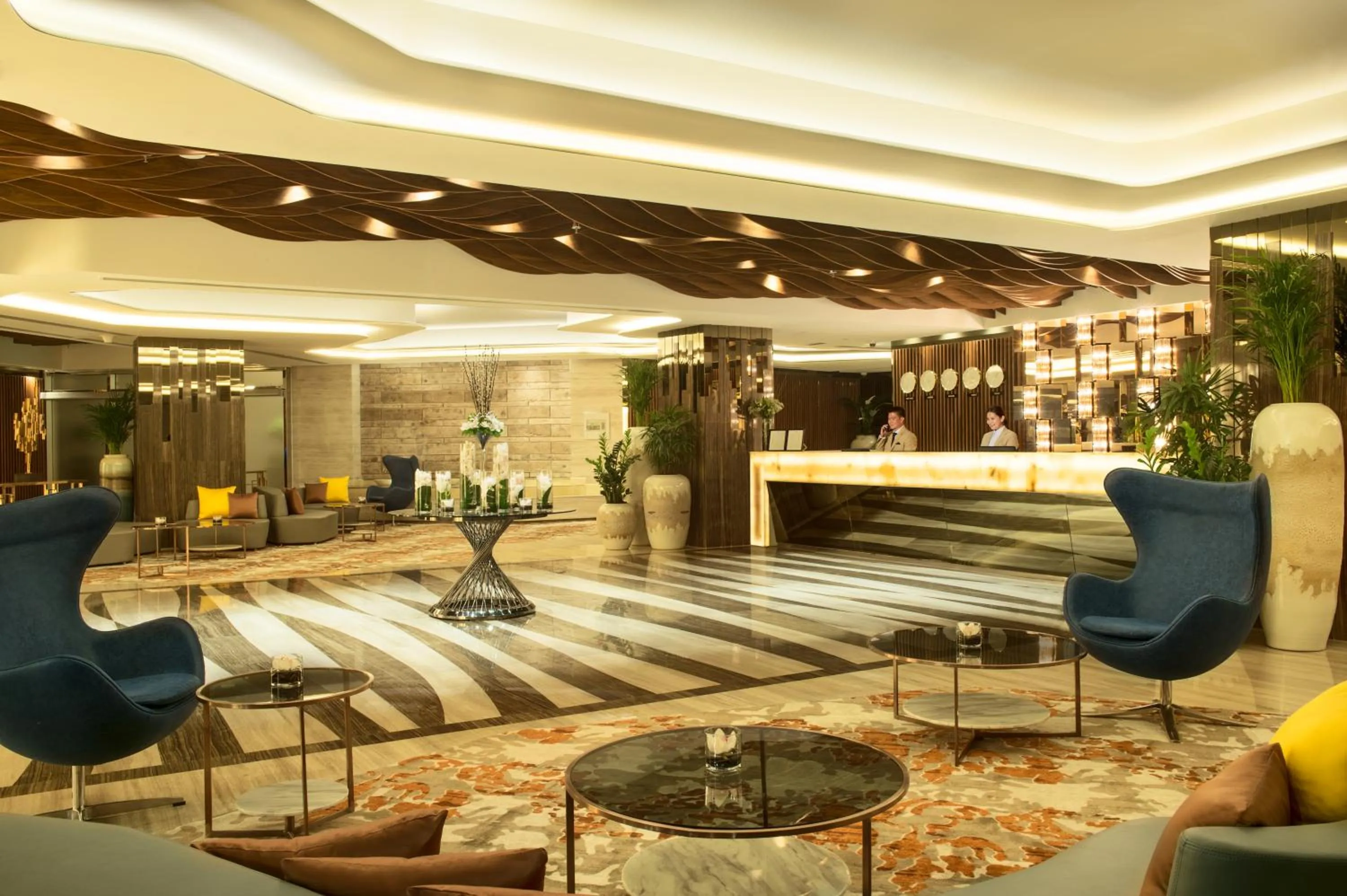 Lobby or reception in Gulf Court Hotel Business Bay
