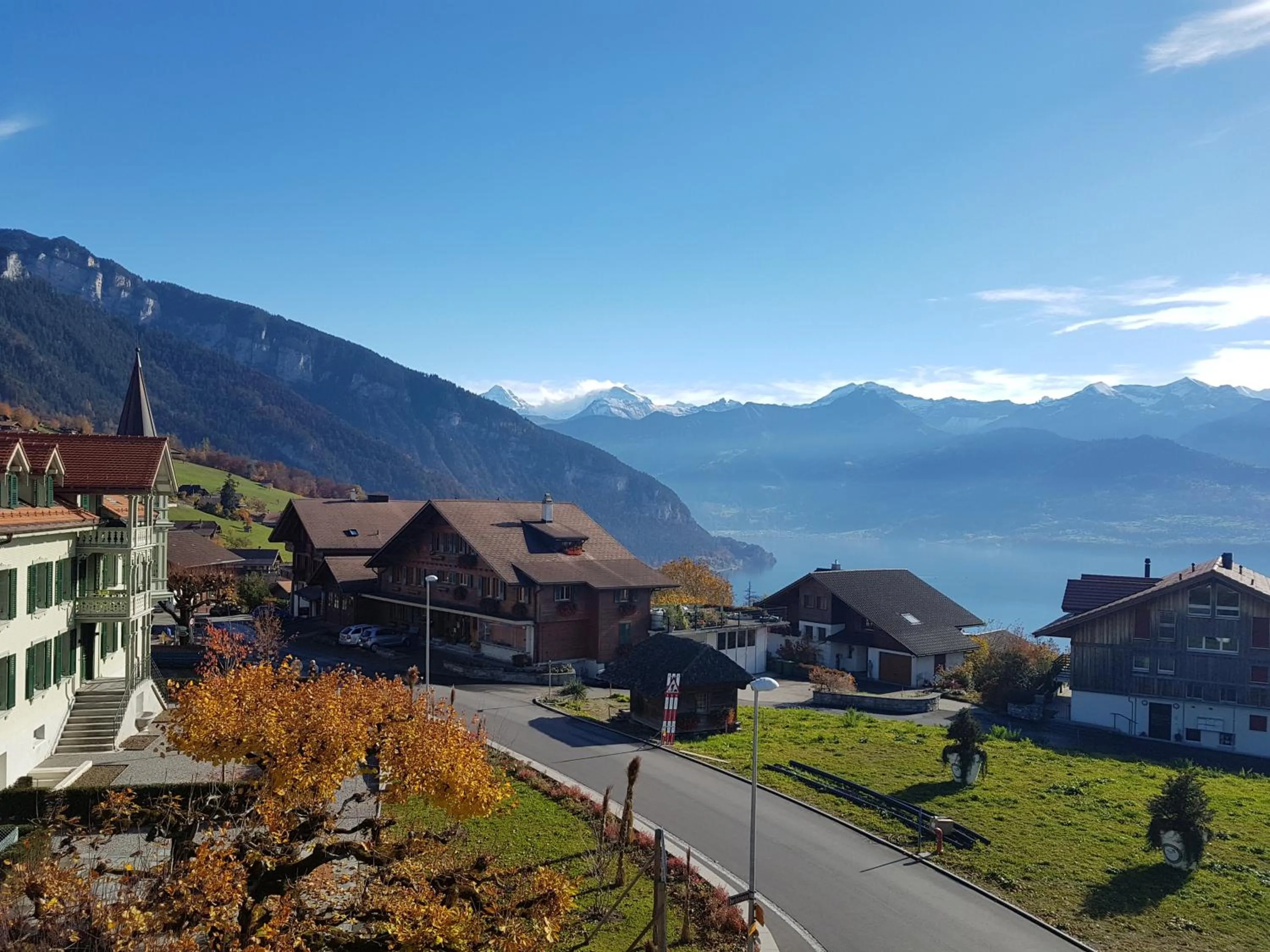 Balcony/Terrace in Hotel Bären Sigriswil