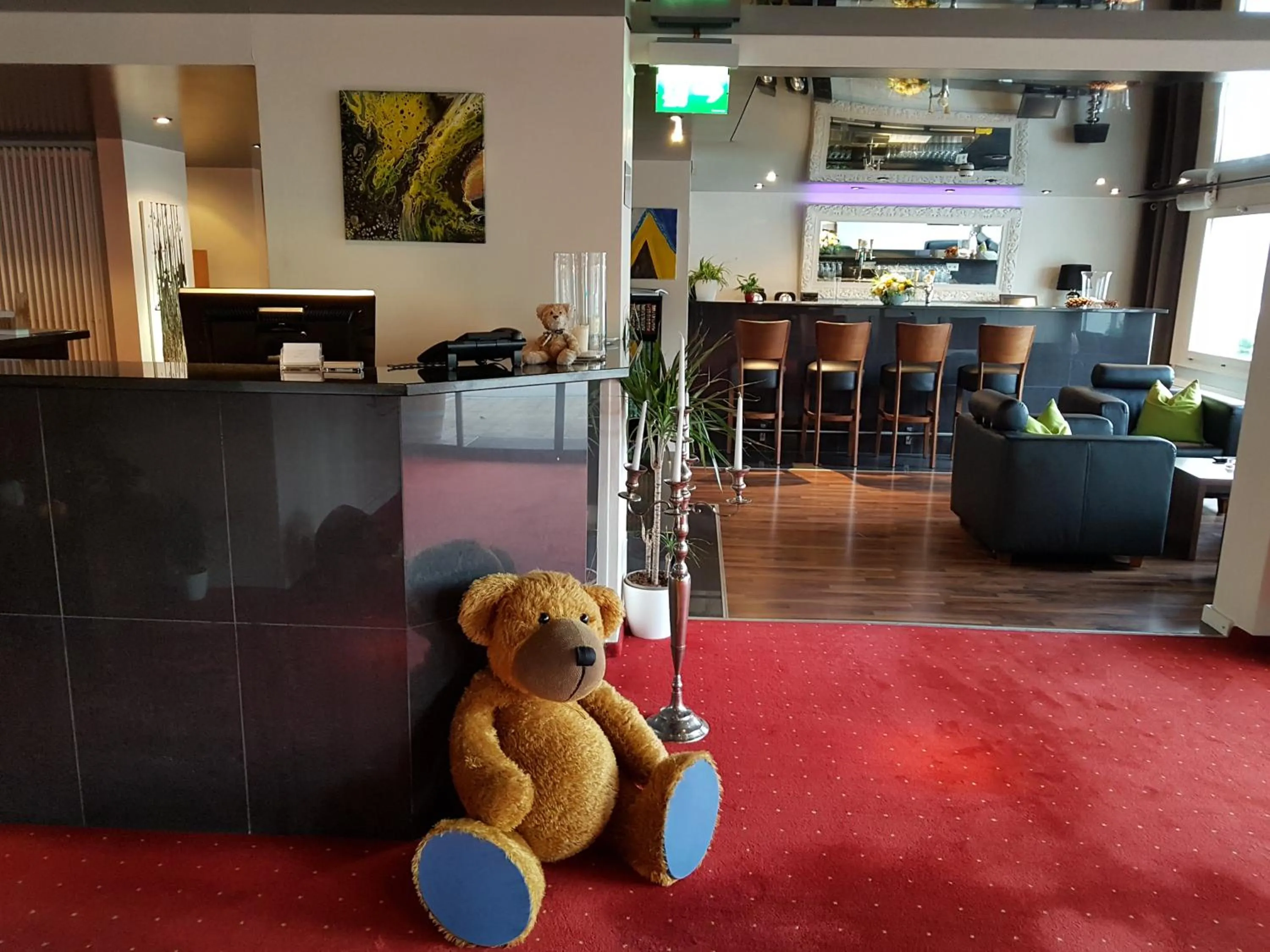 Lobby or reception in Hotel Bären Sigriswil