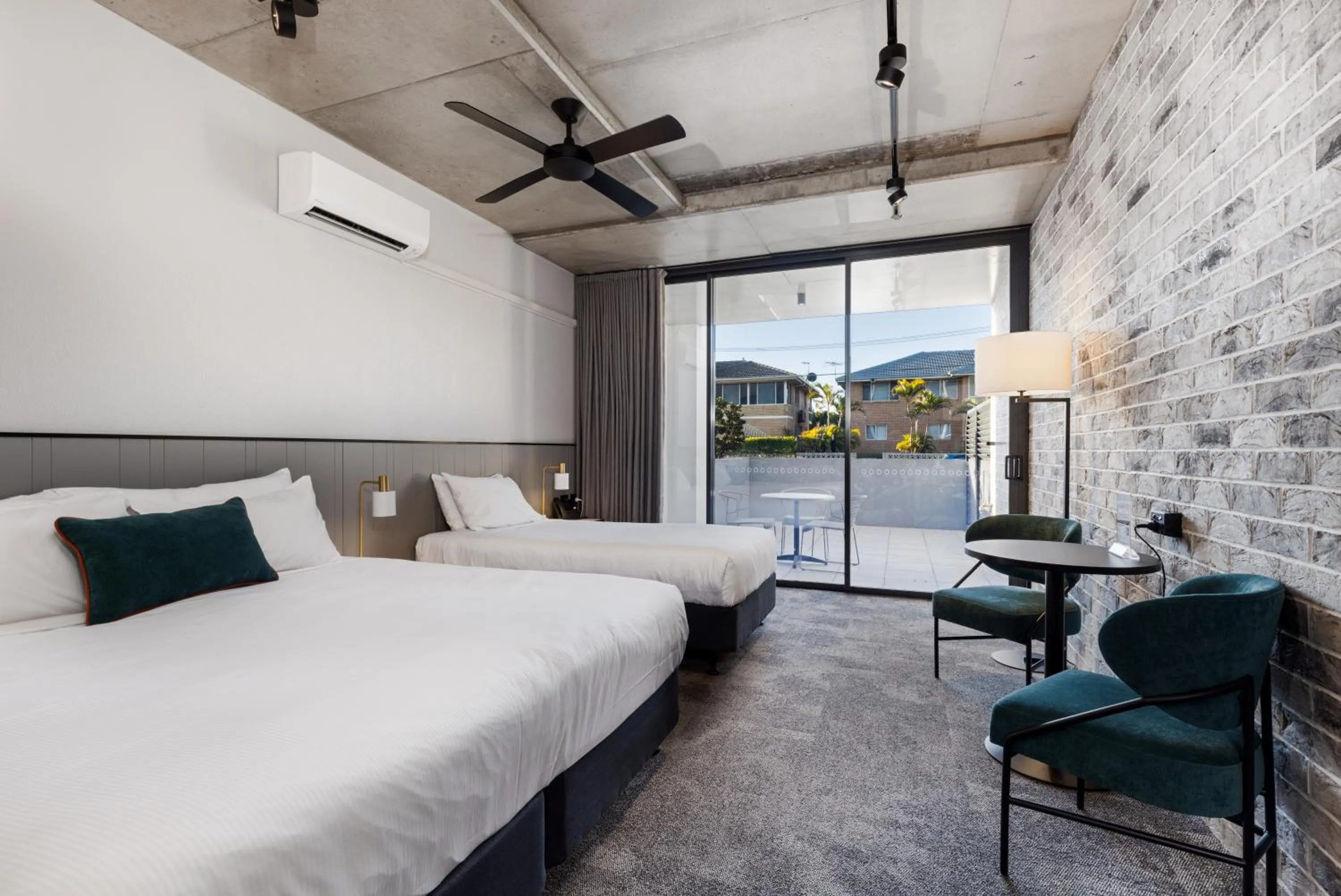 View (from property/room), Bed in The Sebel Brisbane Margate Beach