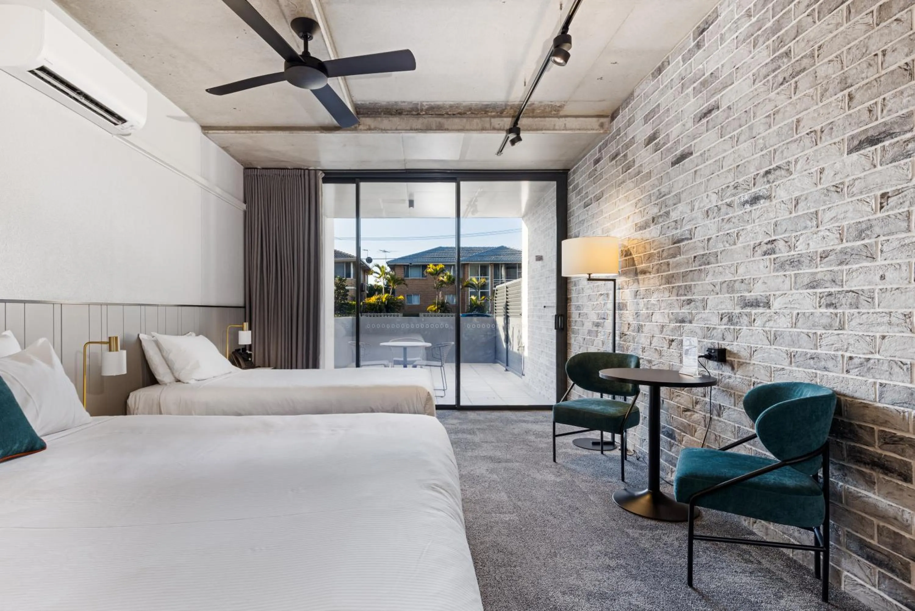 View (from property/room), Bed in The Sebel Brisbane Margate Beach