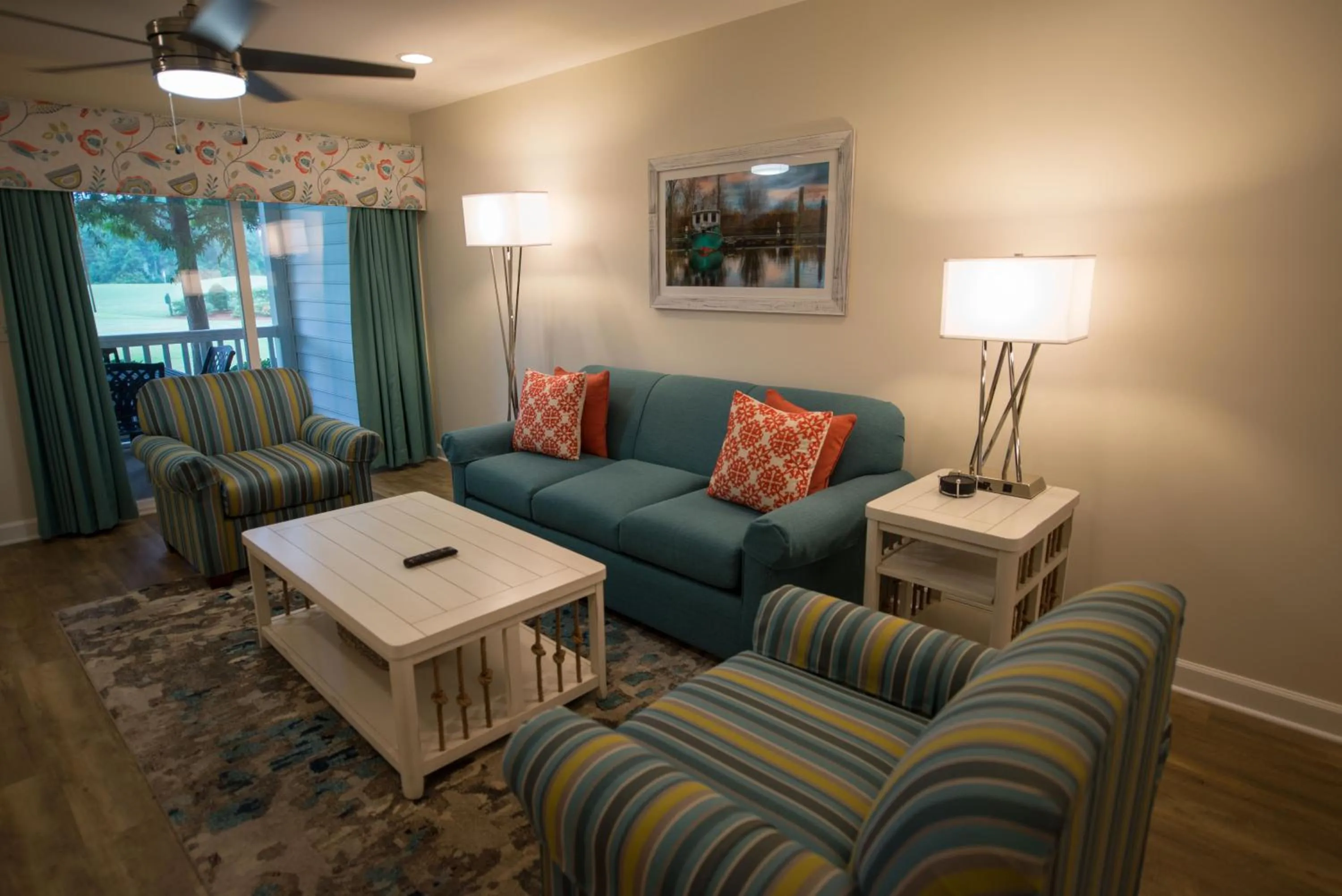 Living room, Seating Area in Ellington at Wachesaw Plantation East a Ramada by Wyndham