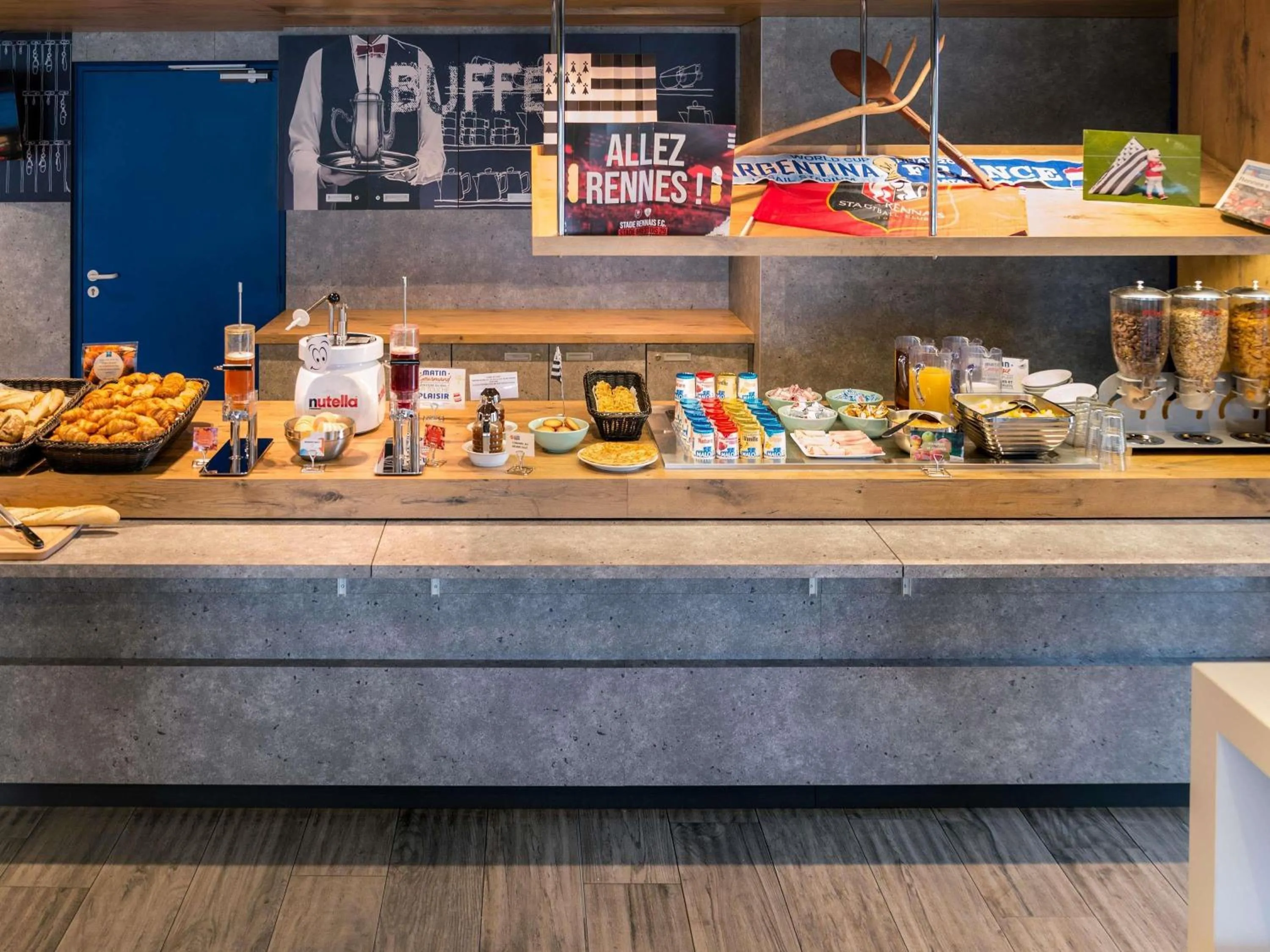 Breakfast in ibis budget Rennes Rte Lorient