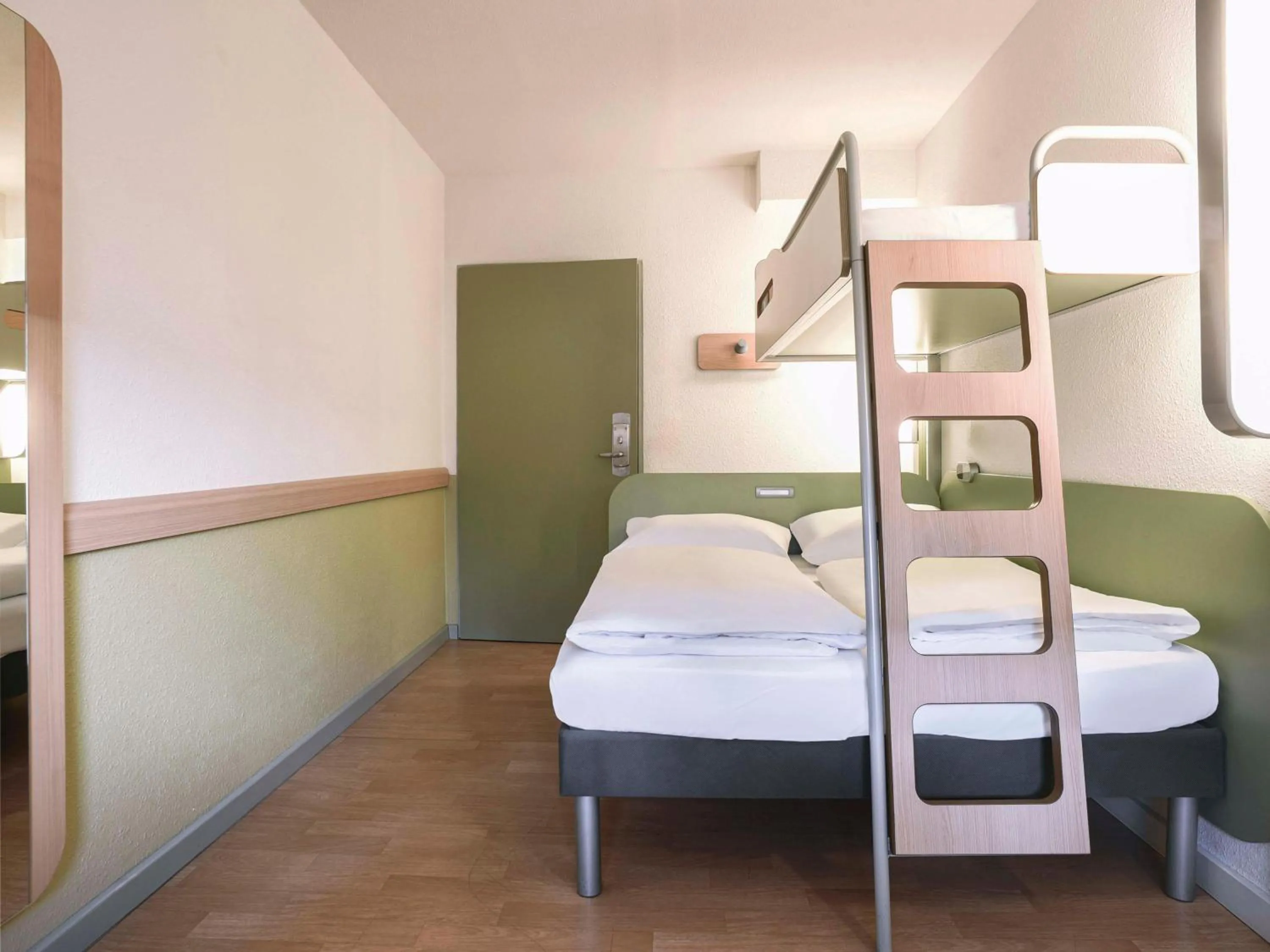 Photo of the whole room, Bed in B&B HOTEL Flensburg-City