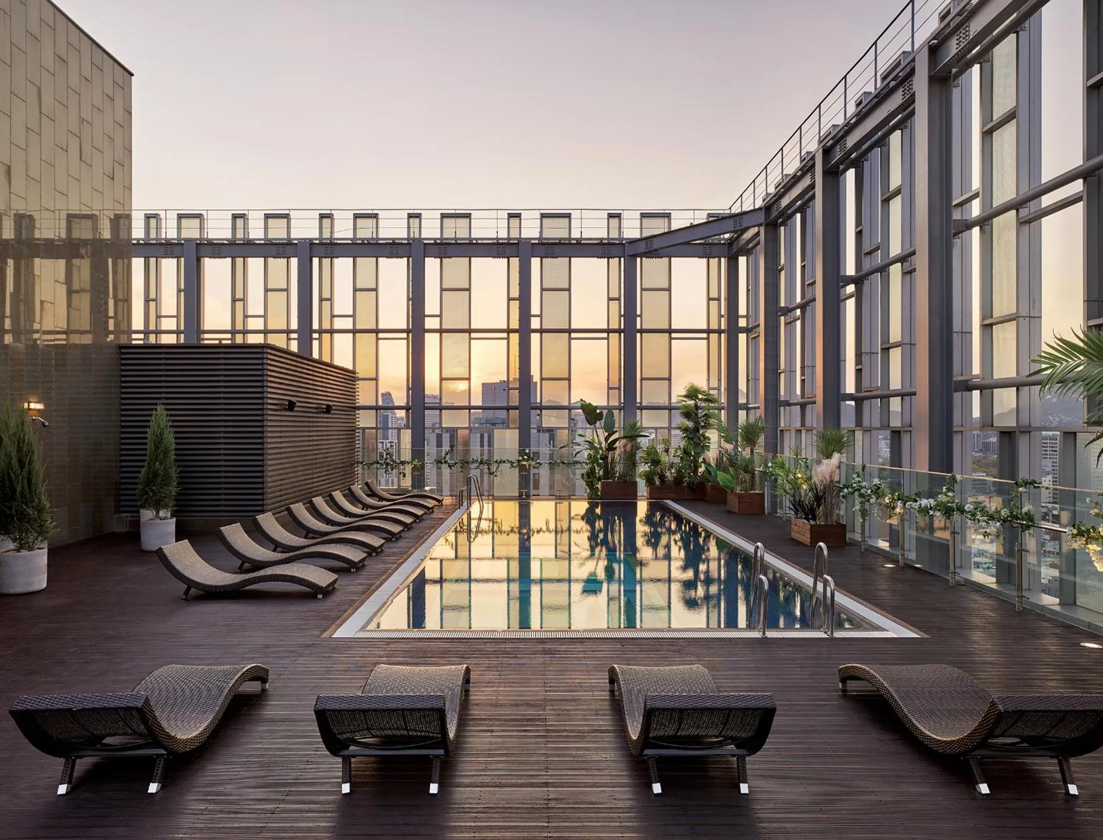 Swimming pool in Novotel Ambassador Seoul Dongdaemun Hotels & Residences