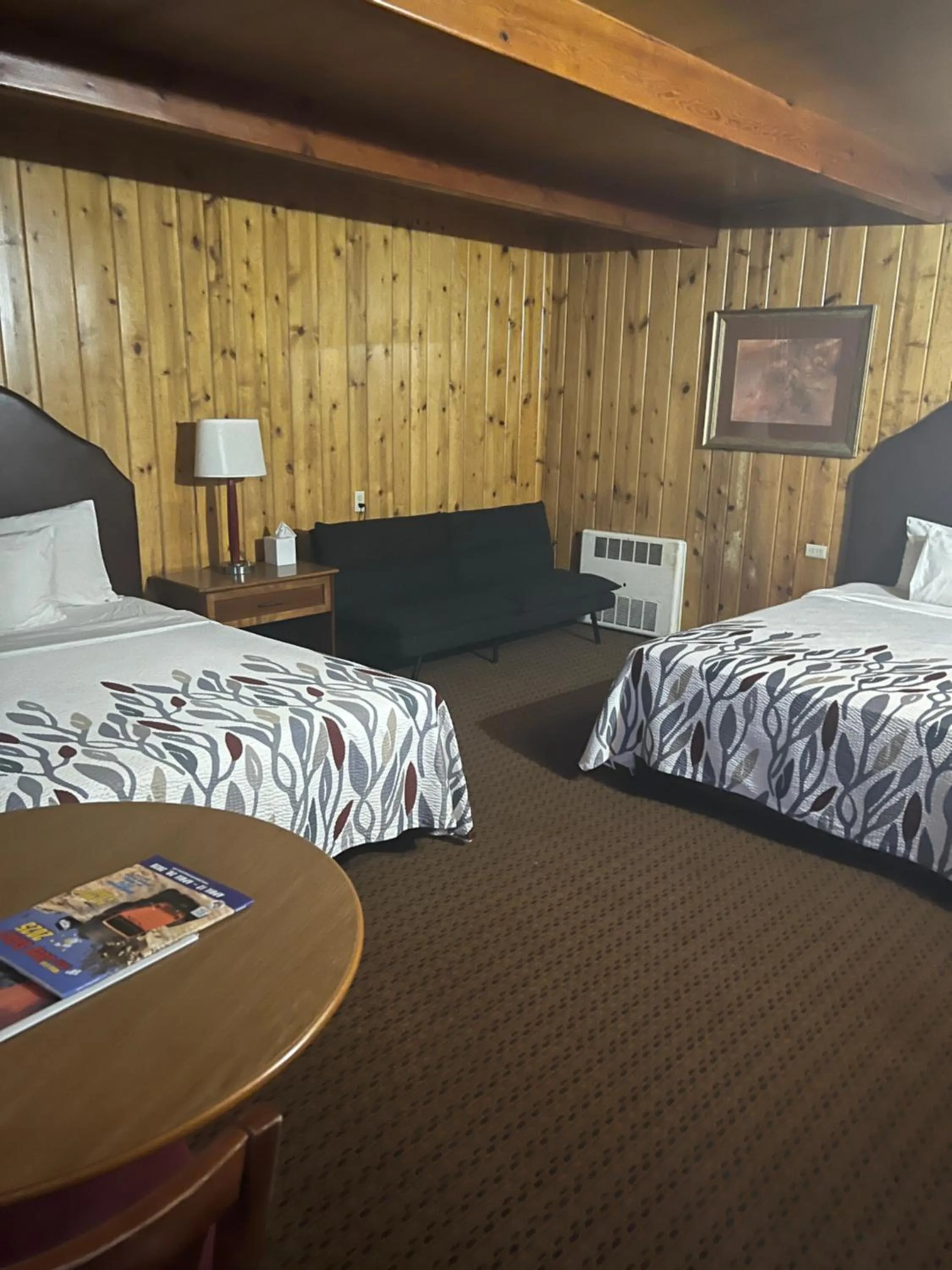 Bed in Prospector Motor Lodge