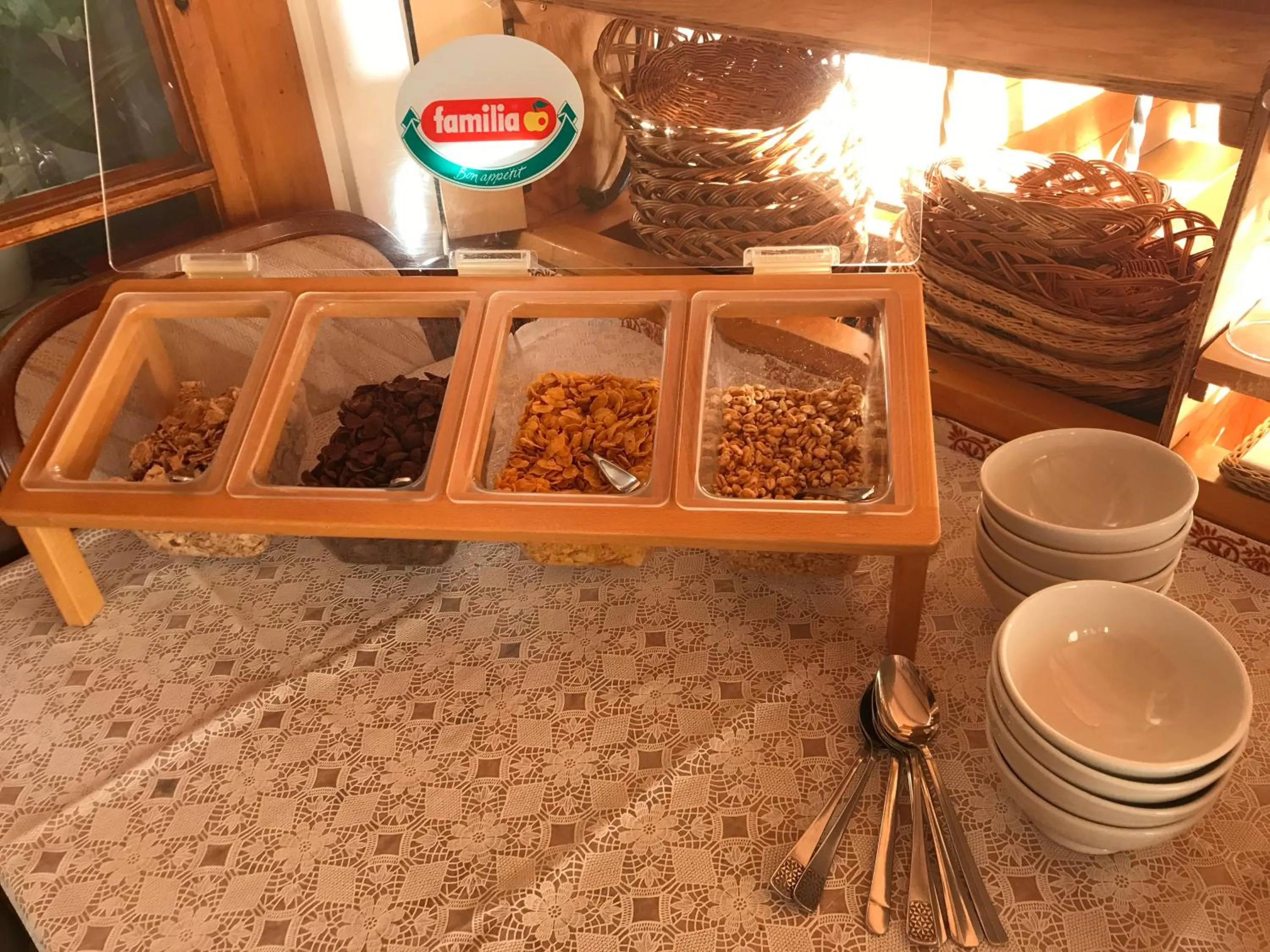 Continental breakfast in Chesa Selfranga