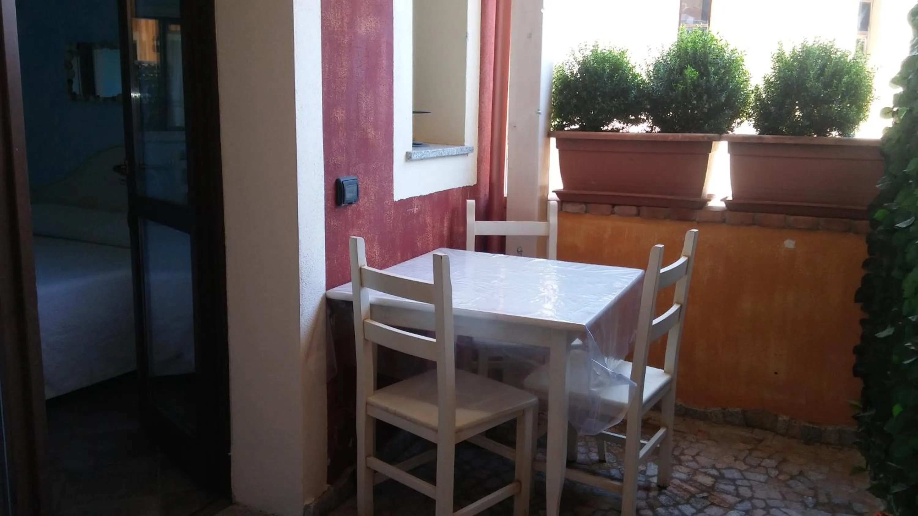 Patio in Hotel Sa Cralla Villasimius