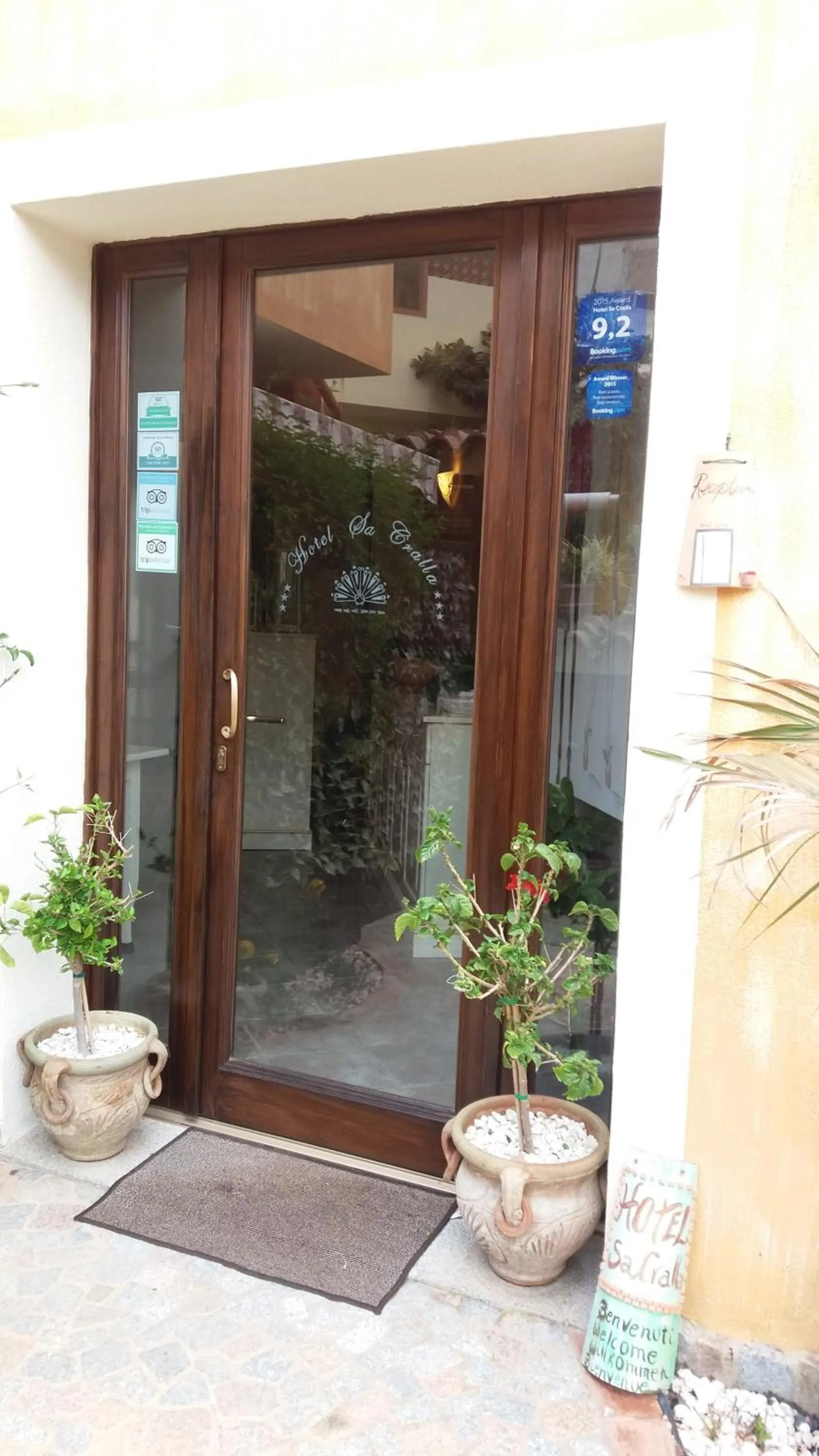 Facade/entrance in Hotel Sa Cralla Villasimius