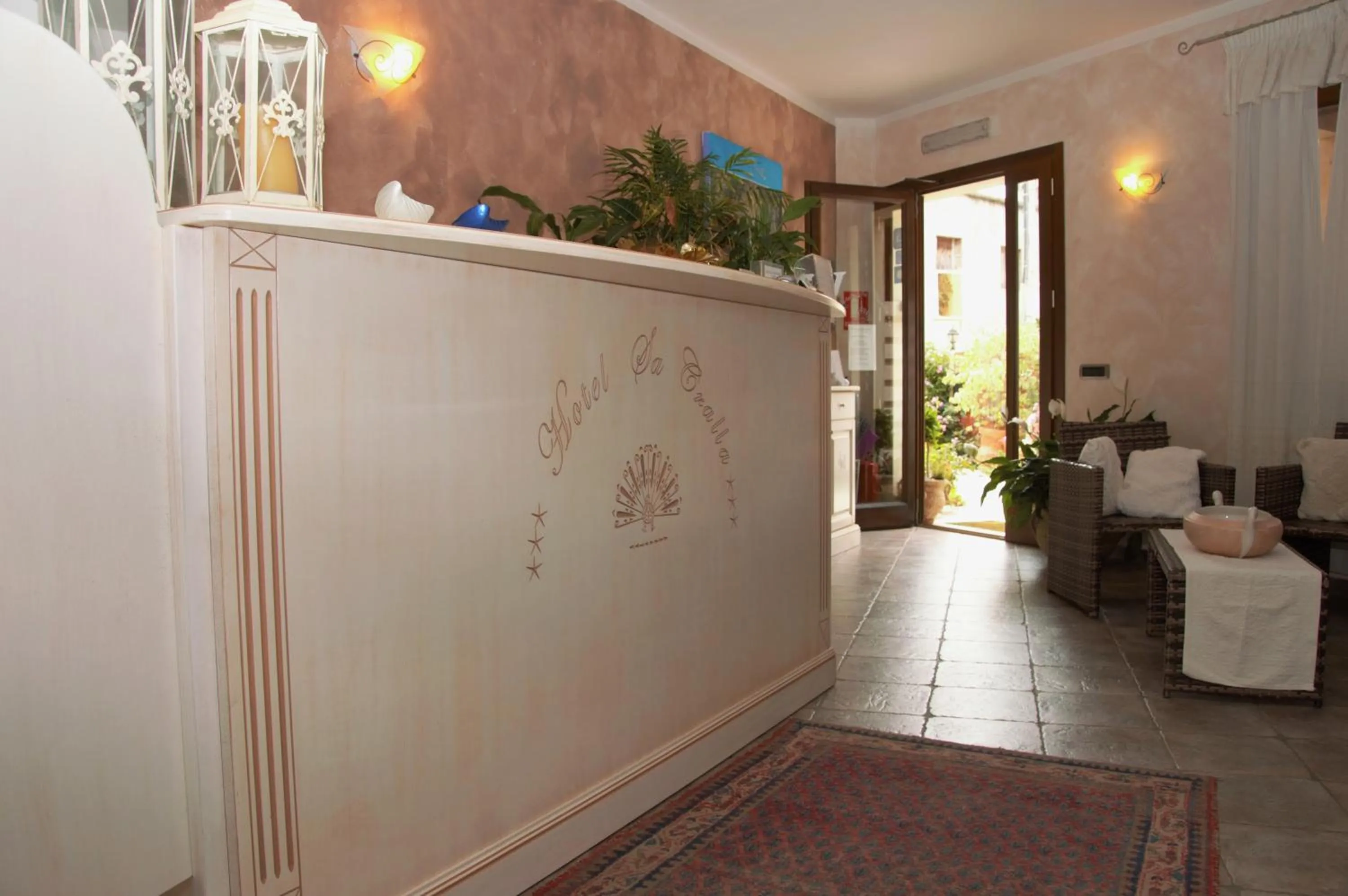 Lobby or reception in Hotel Sa Cralla Villasimius