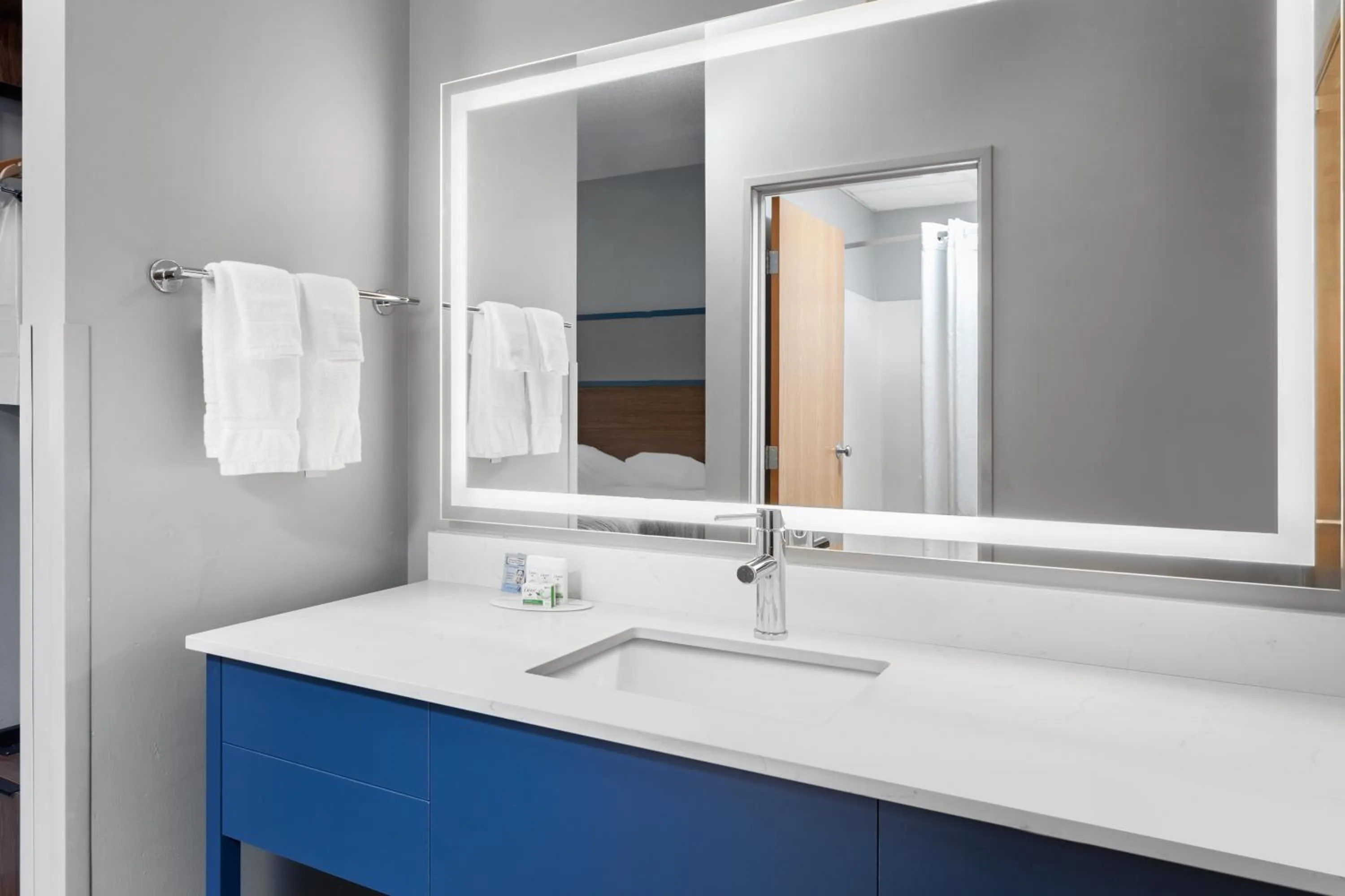 Bathroom in AmericInn by Wyndham Eagle River Downtown