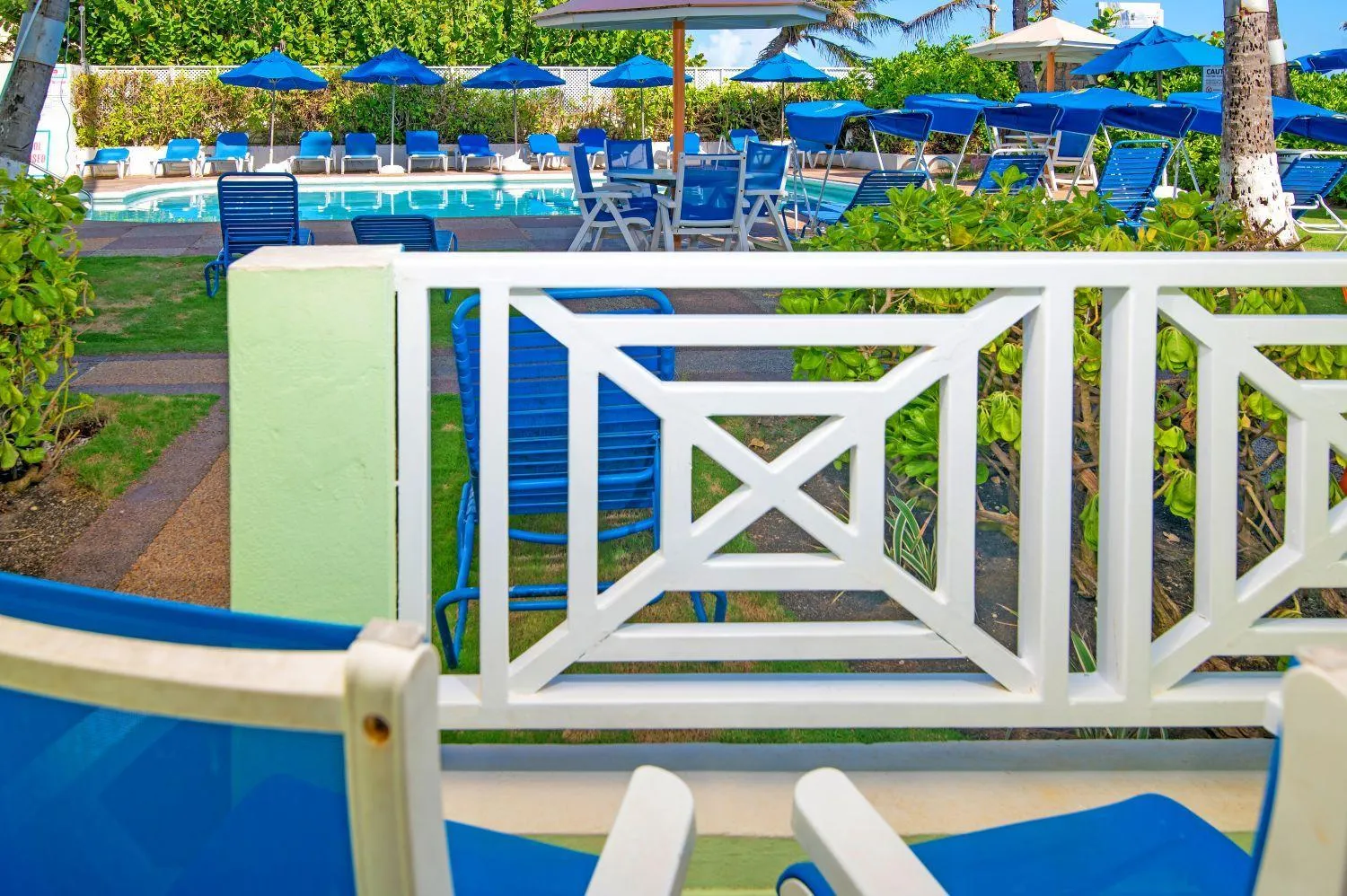 Patio in Dover Beach Hotel