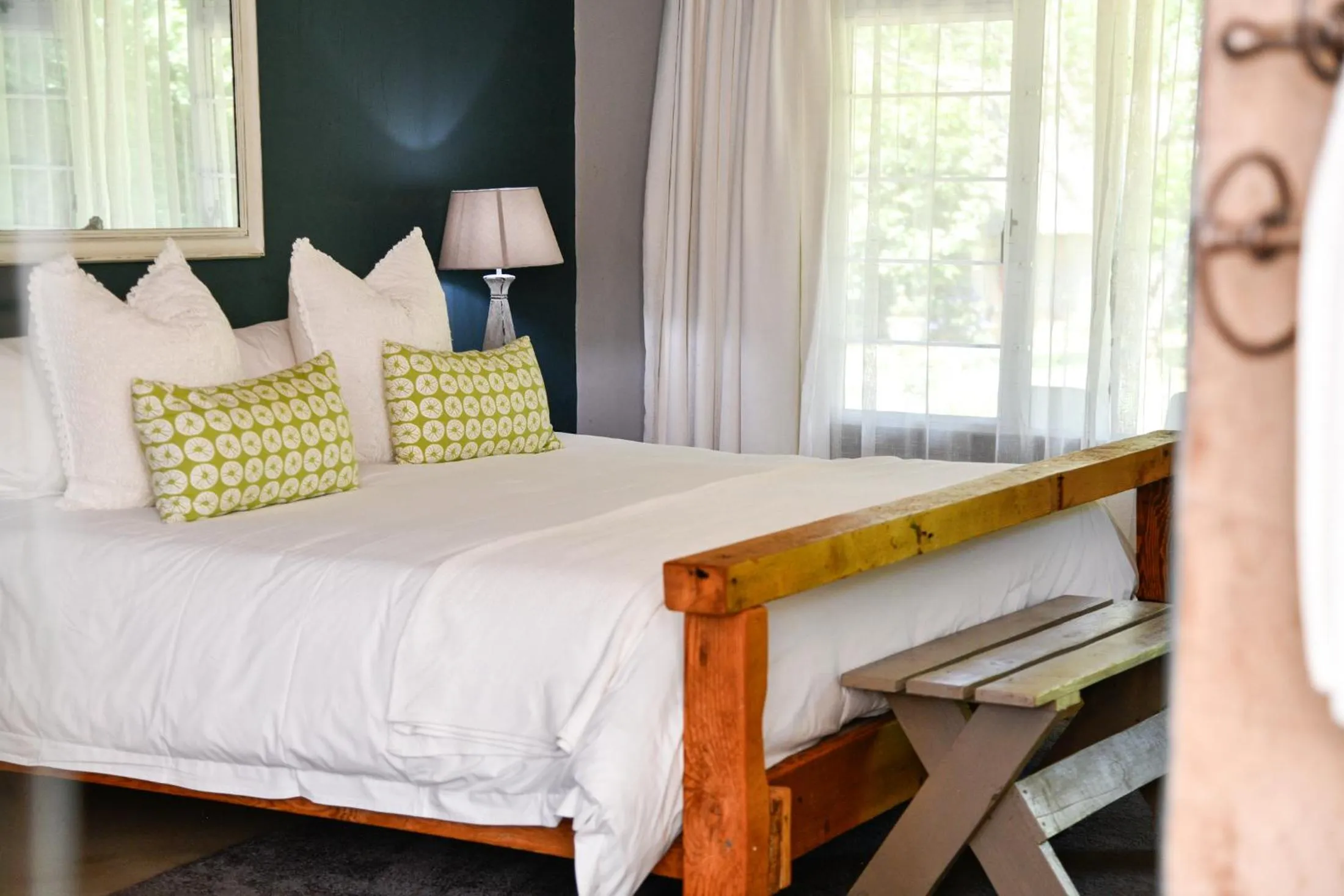 Bed in Gowan Valley Guest Farm