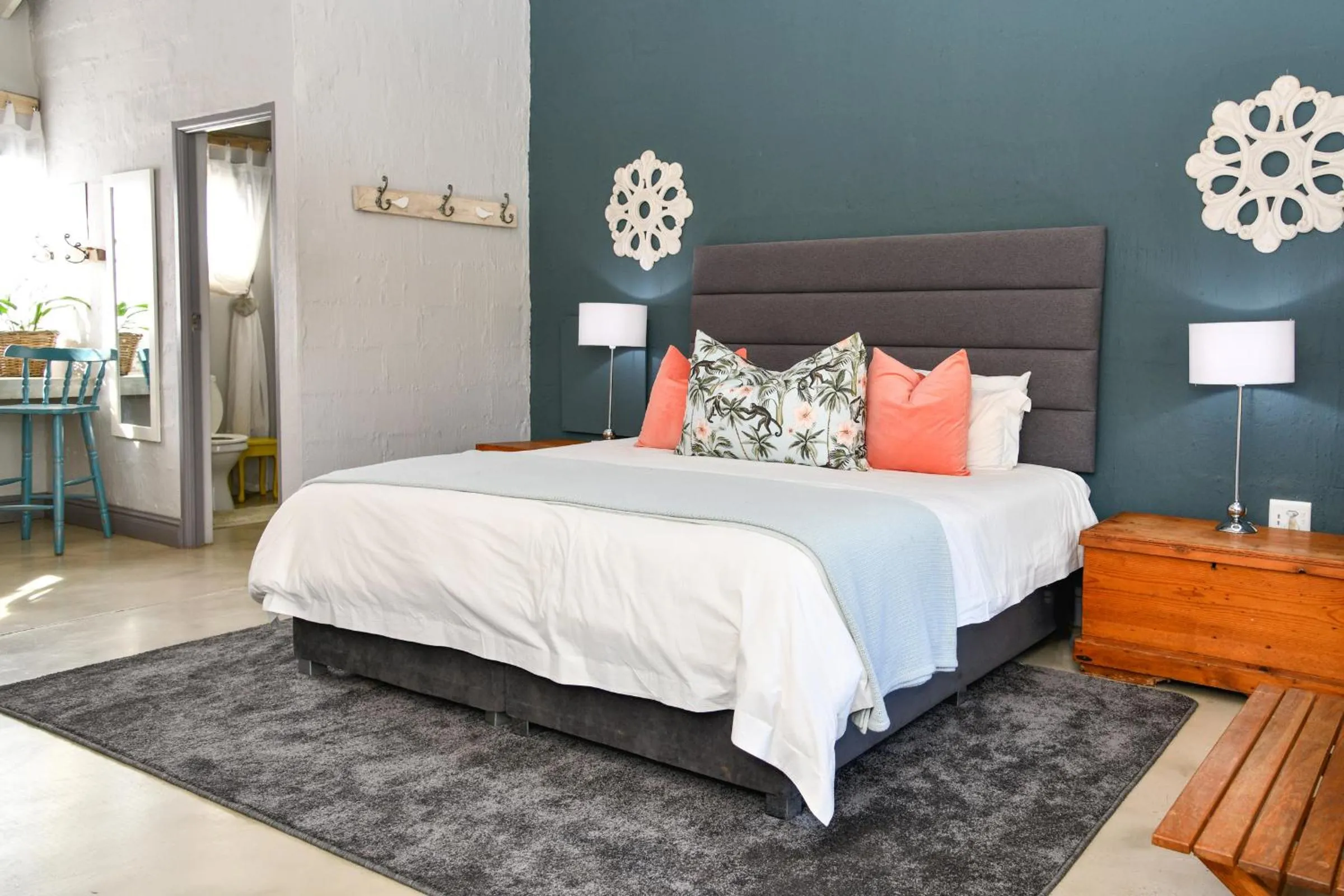 Bed in Gowan Valley Guest Farm