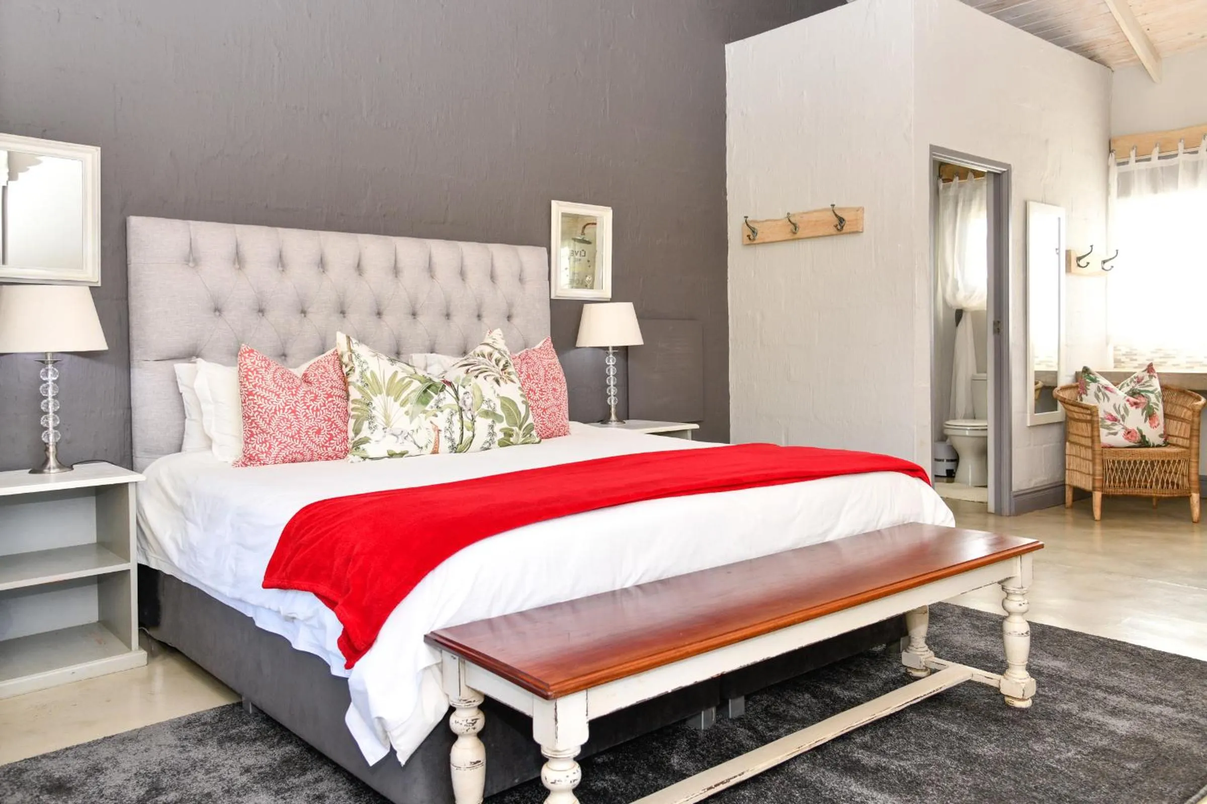 Bed in Gowan Valley Guest Farm