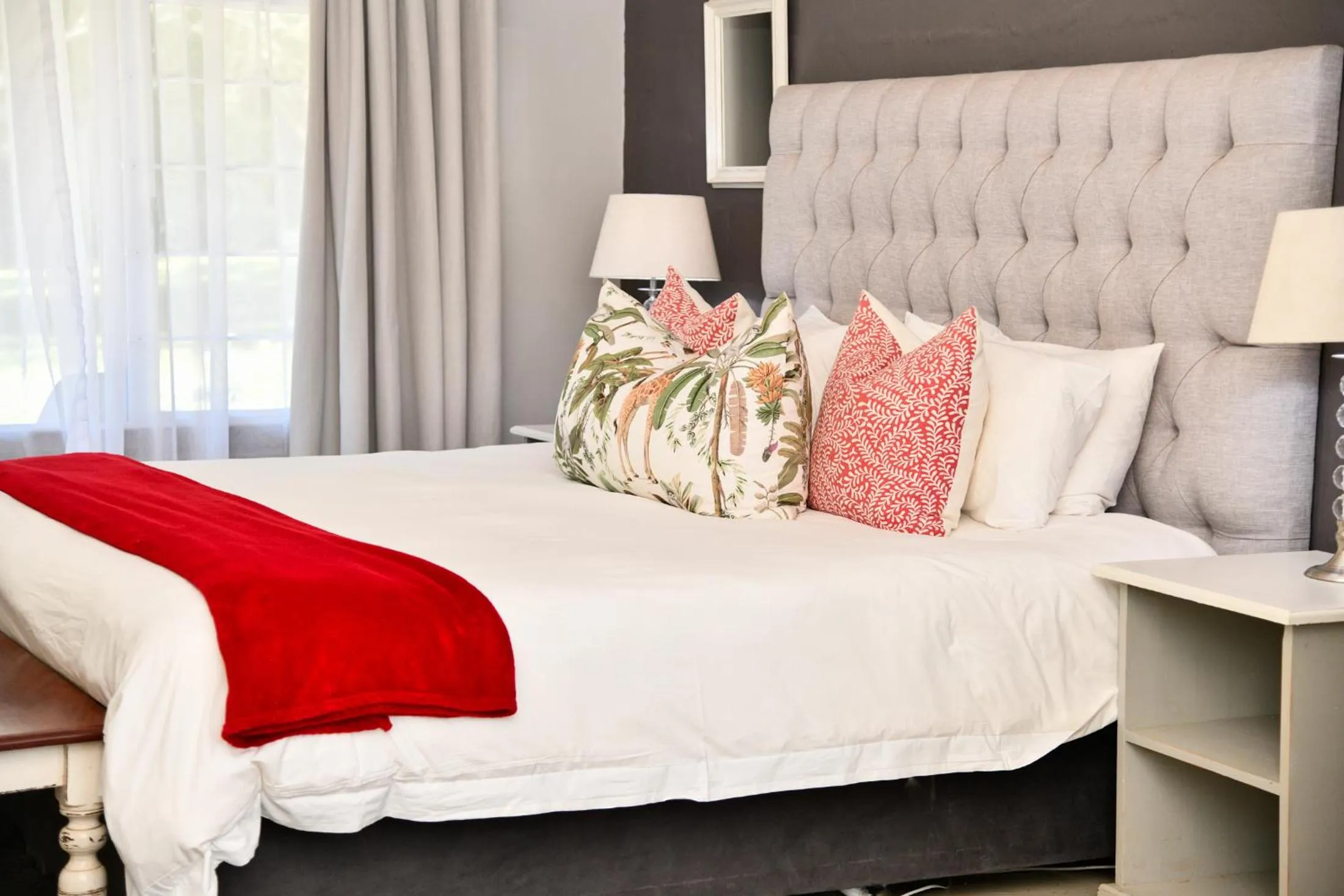 Bed in Gowan Valley Guest Farm