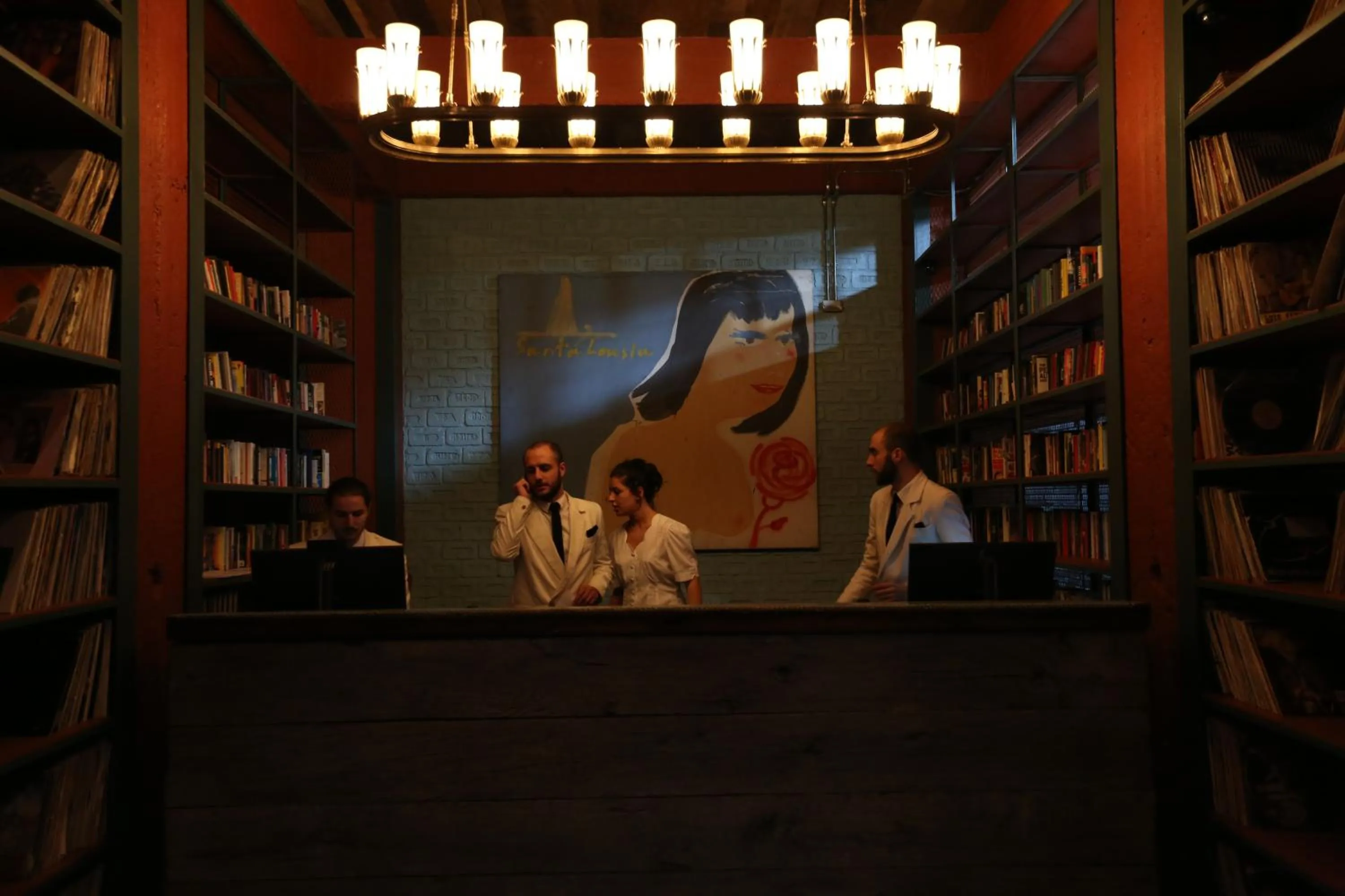 Lobby or reception in Stamba Hotel