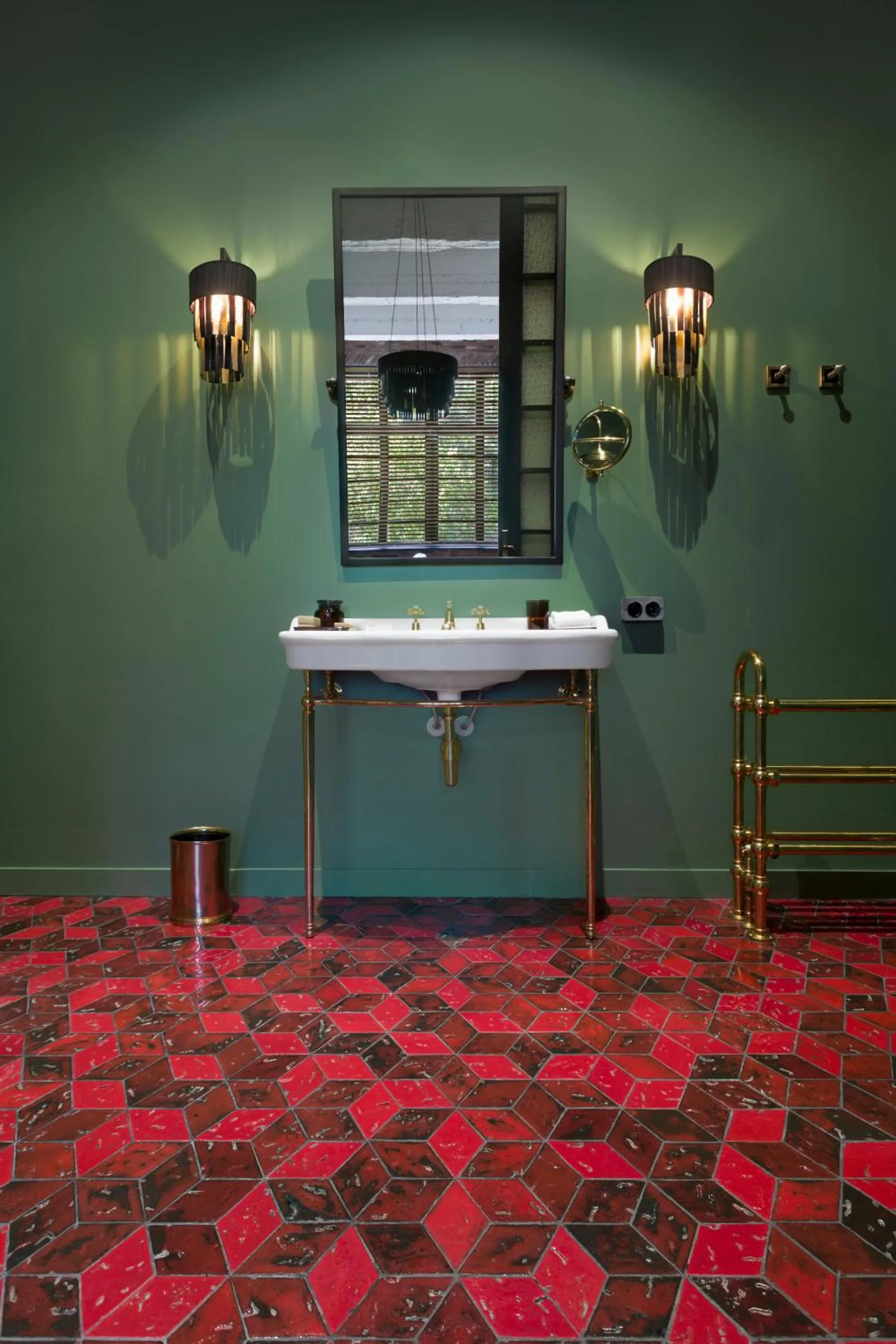 Bathroom in Stamba Hotel