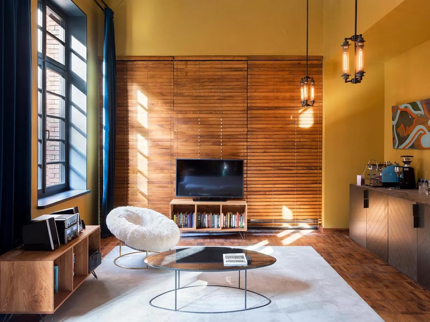 Seating area in Stamba Hotel