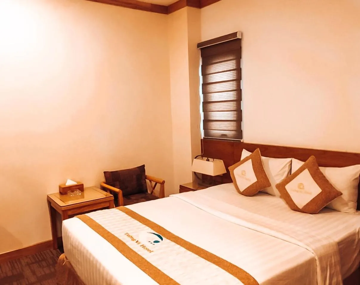 Bed in Tuong Vi Hotel Saigon