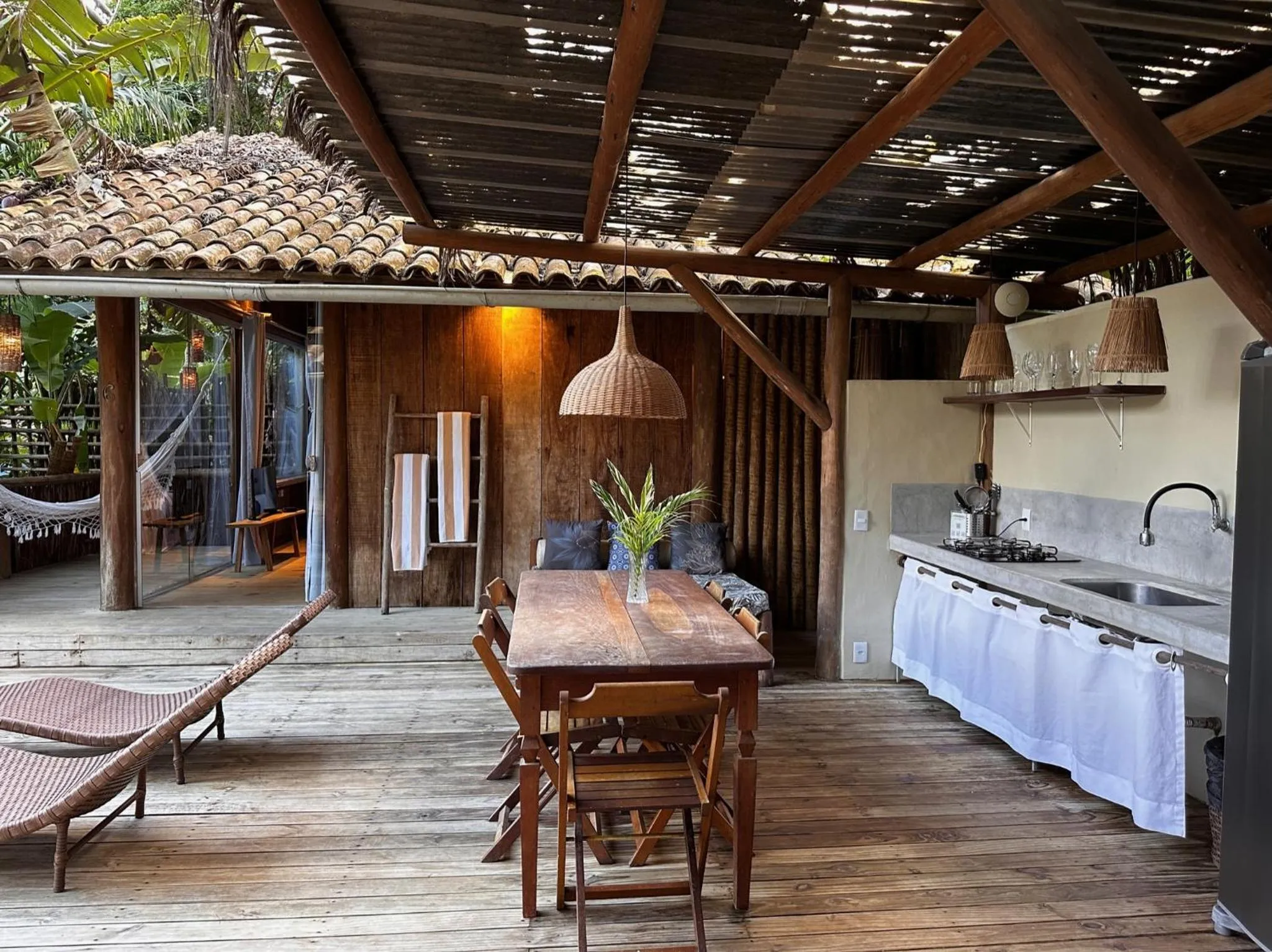 Dining area in Soleluna Casa Pousada