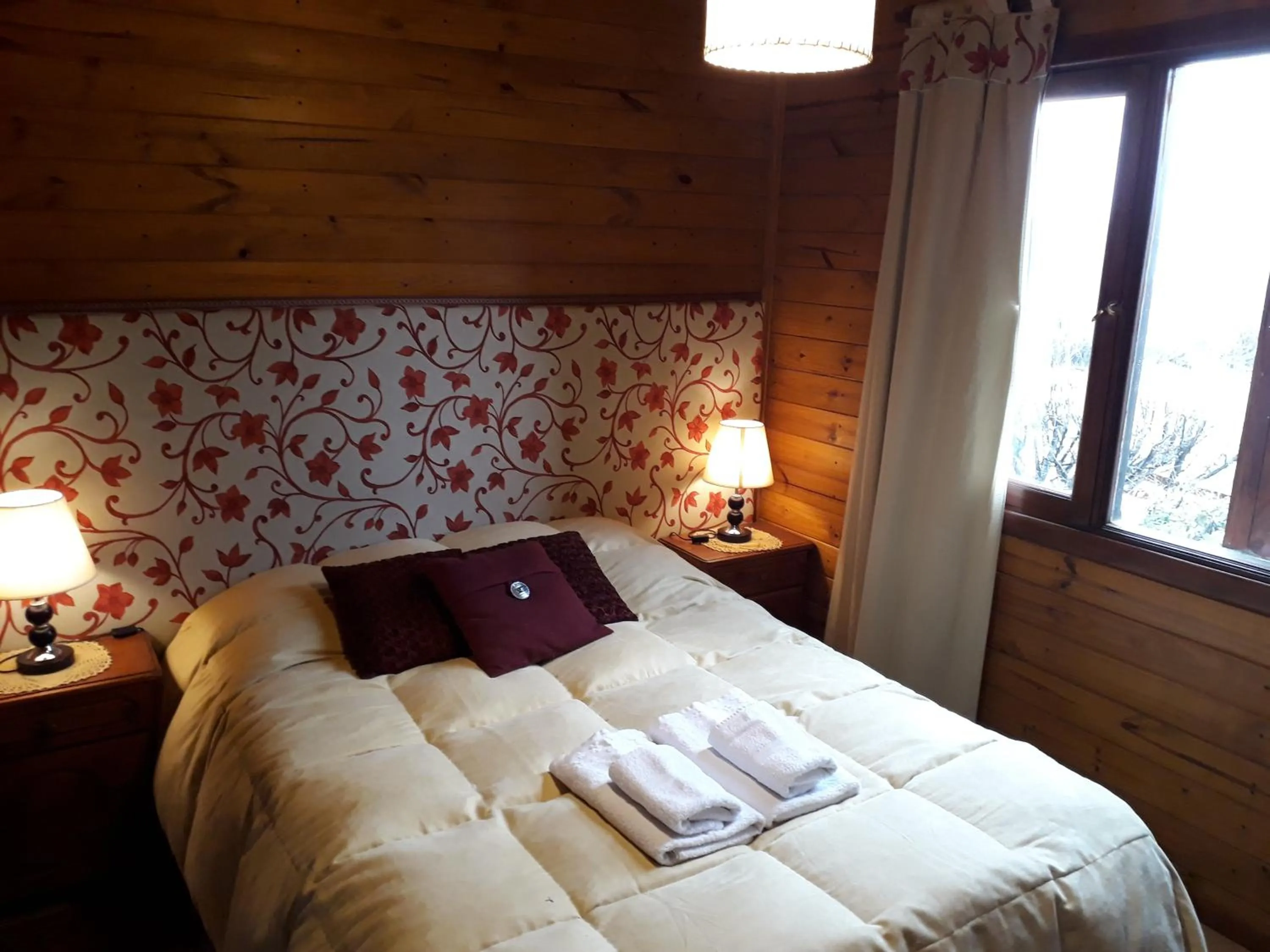 Bed in Hosteria Rukahué