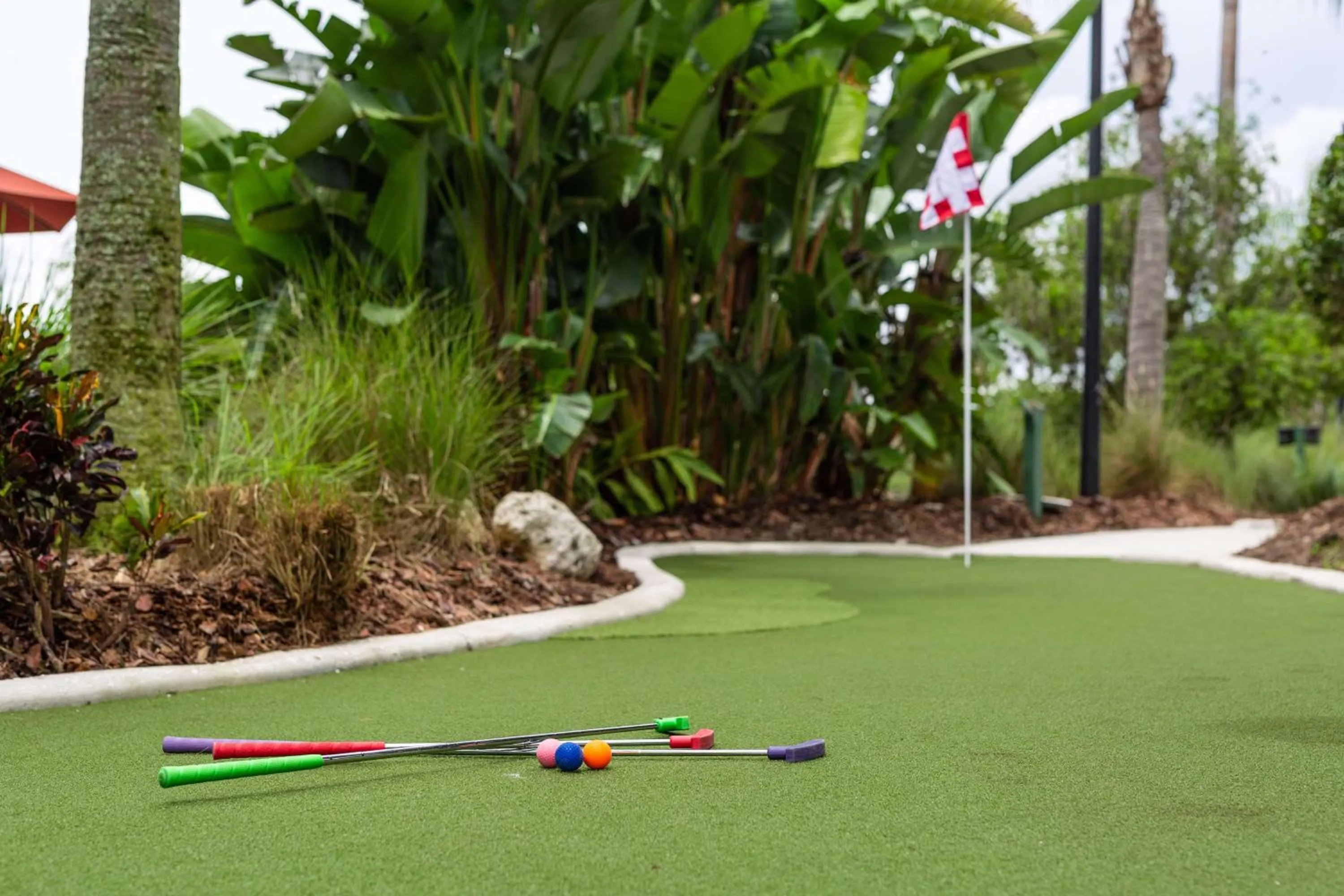 Golfcourse in Hilton Vacation Club Mystic Dunes Orlando