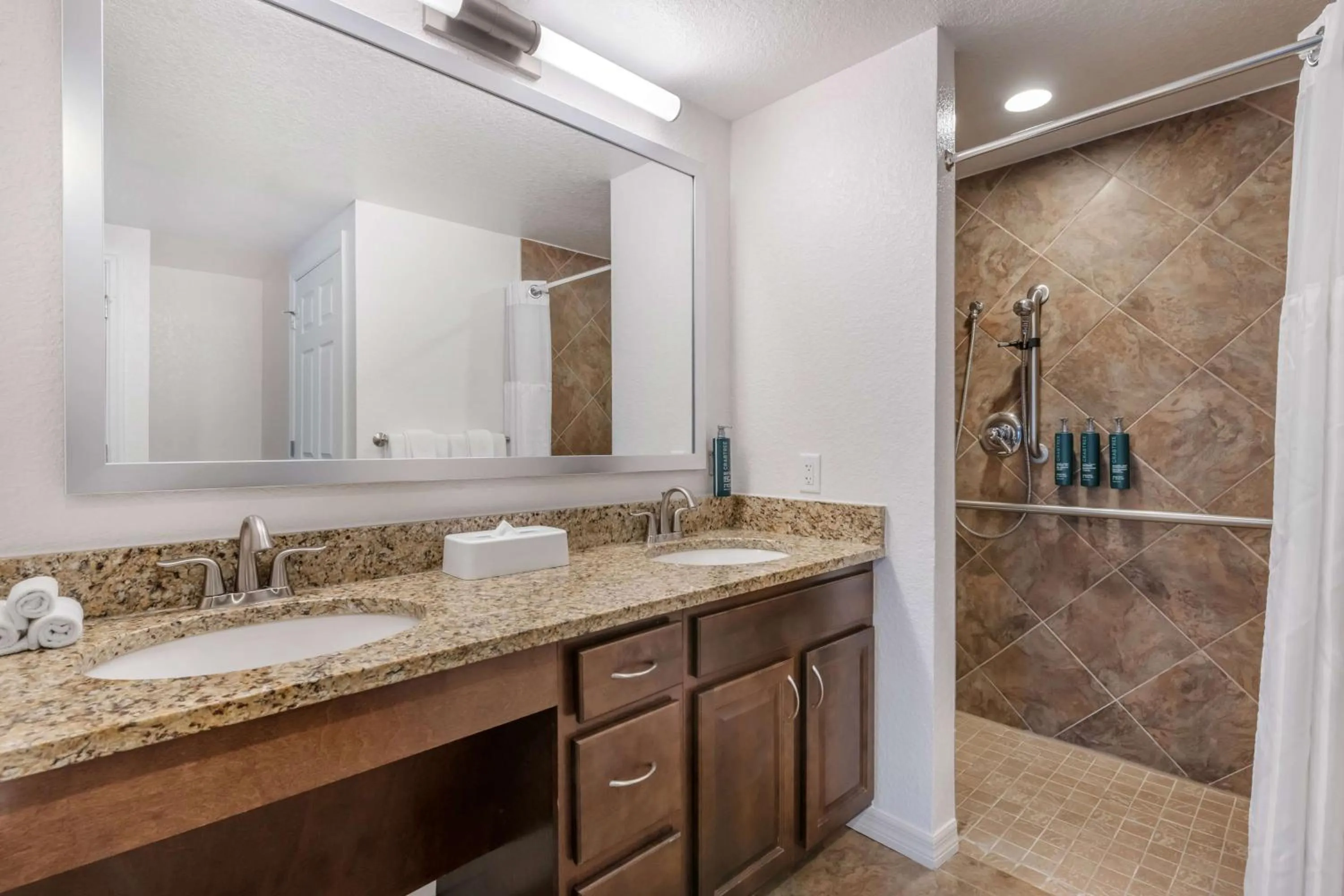 Bathroom in Hilton Vacation Club Mystic Dunes Orlando