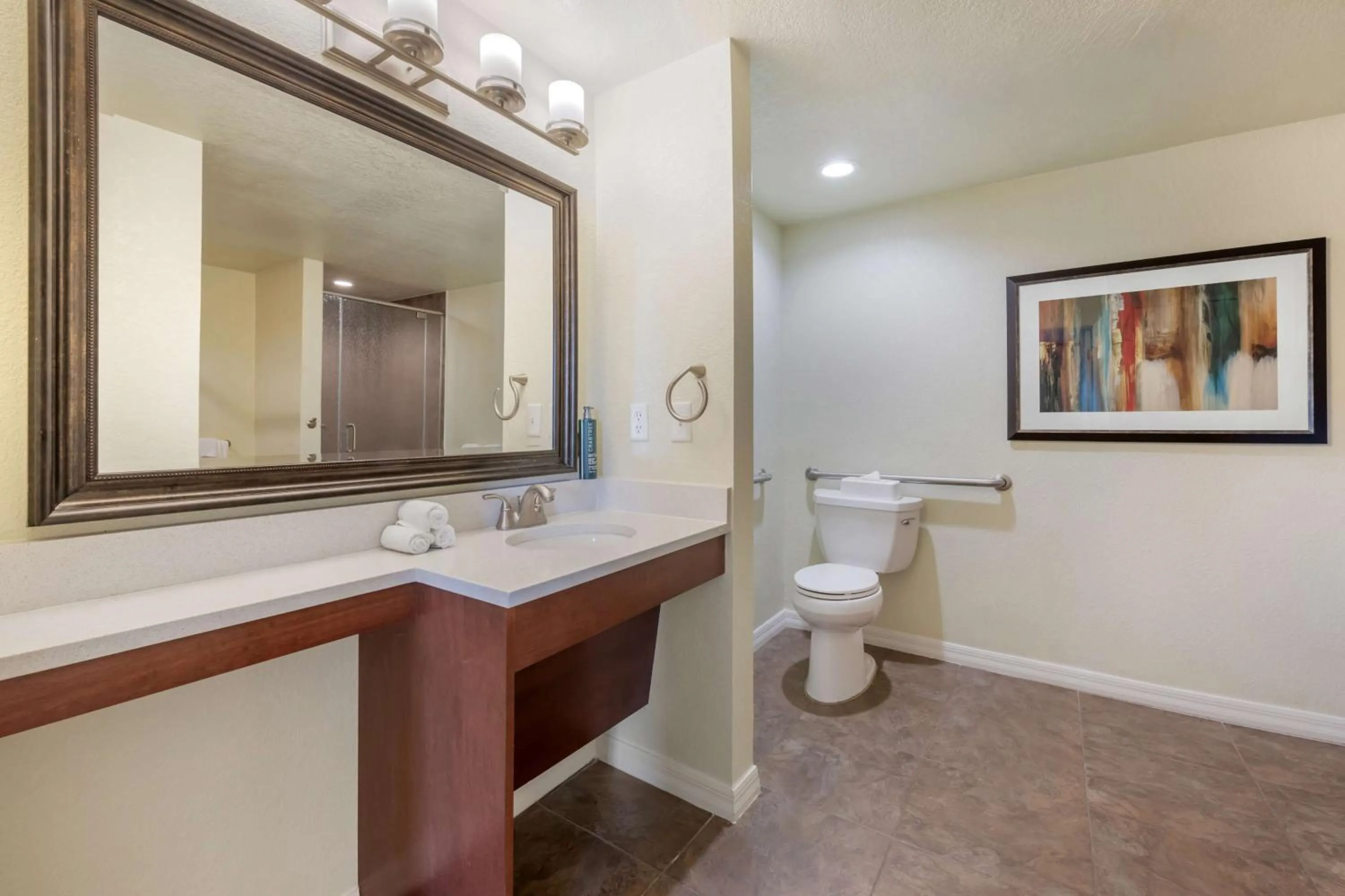 Bathroom in Hilton Vacation Club Mystic Dunes Orlando