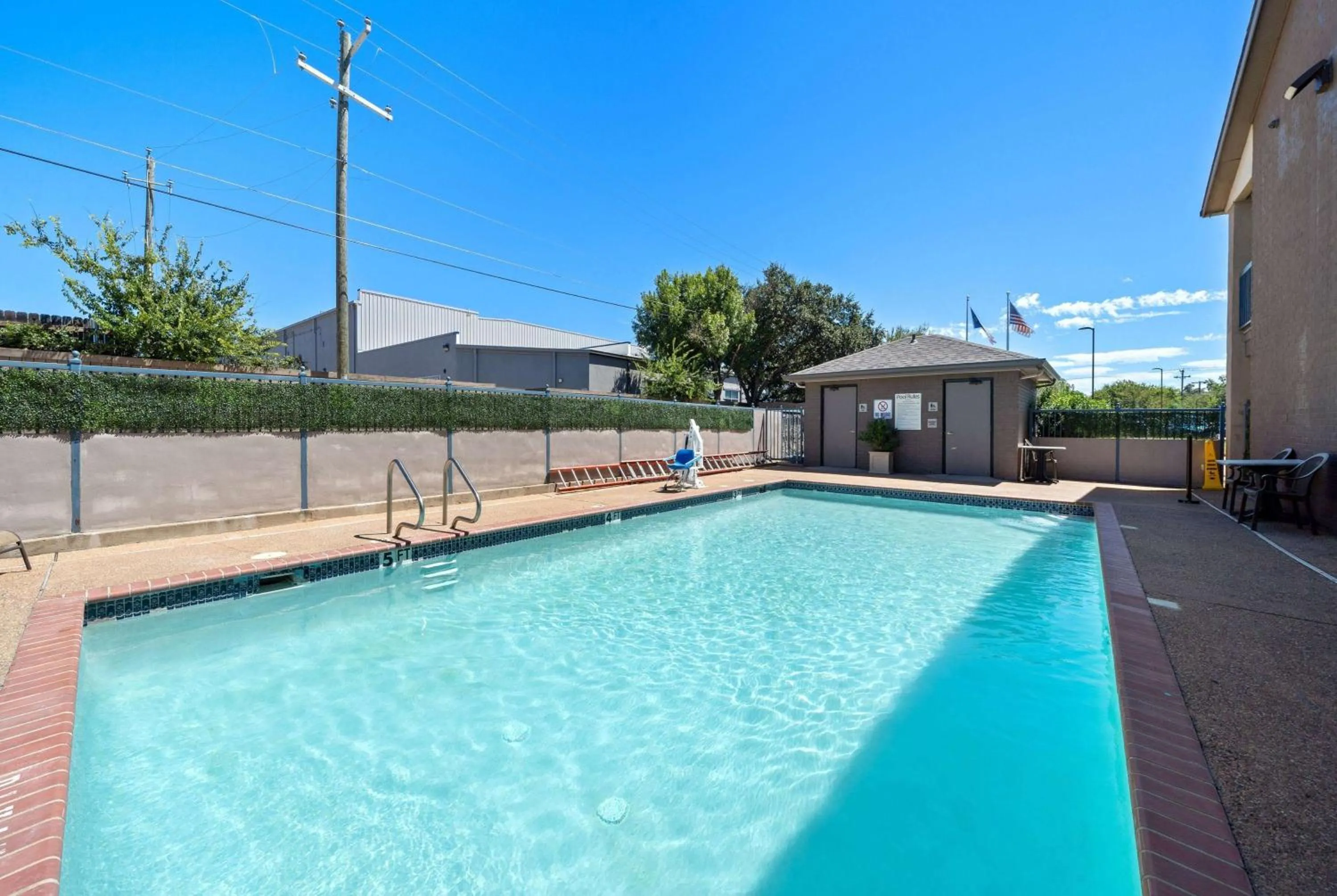 Pool view in Days Inn by Wyndham Round Rock