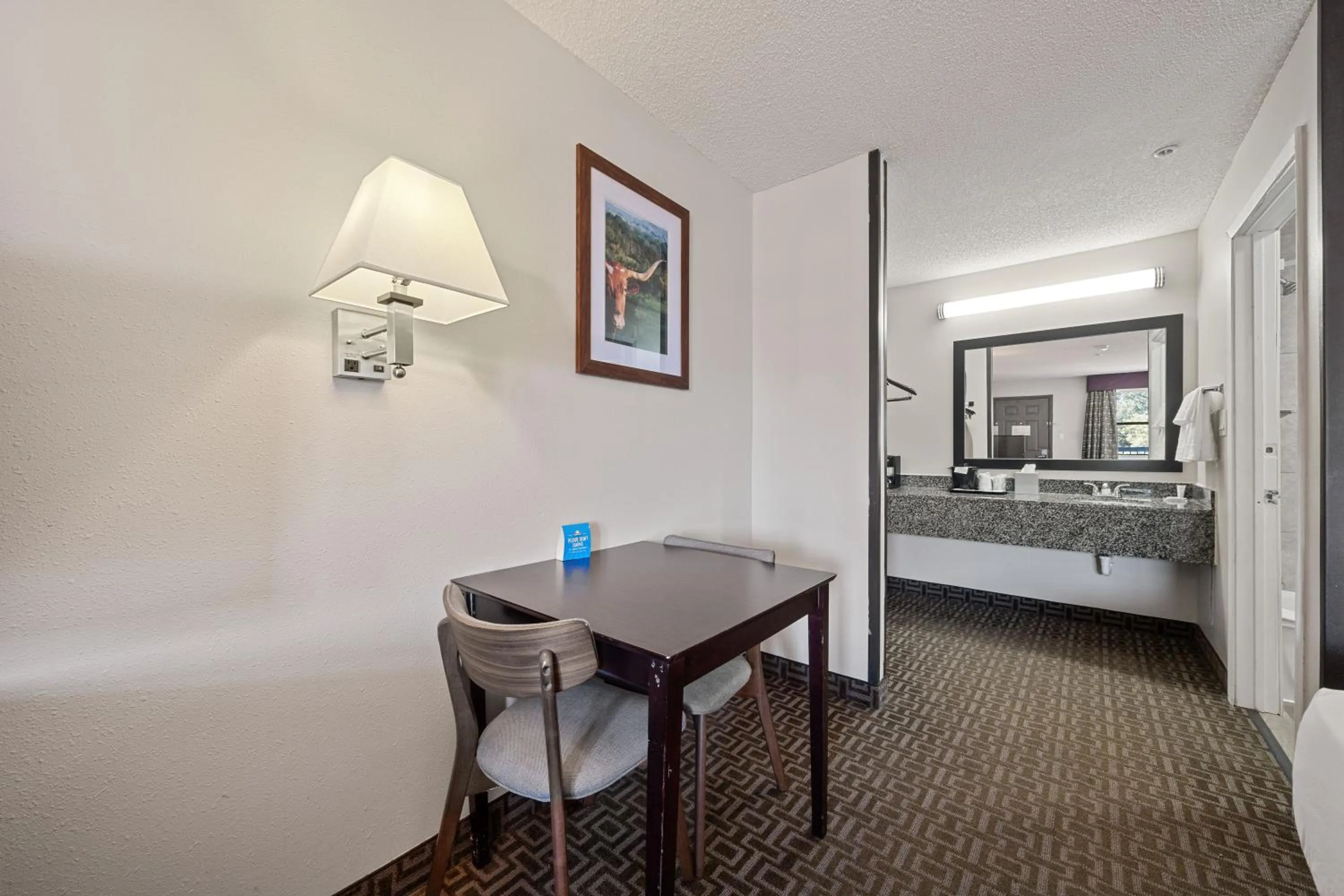 Bedroom, Bed in Days Inn by Wyndham Round Rock