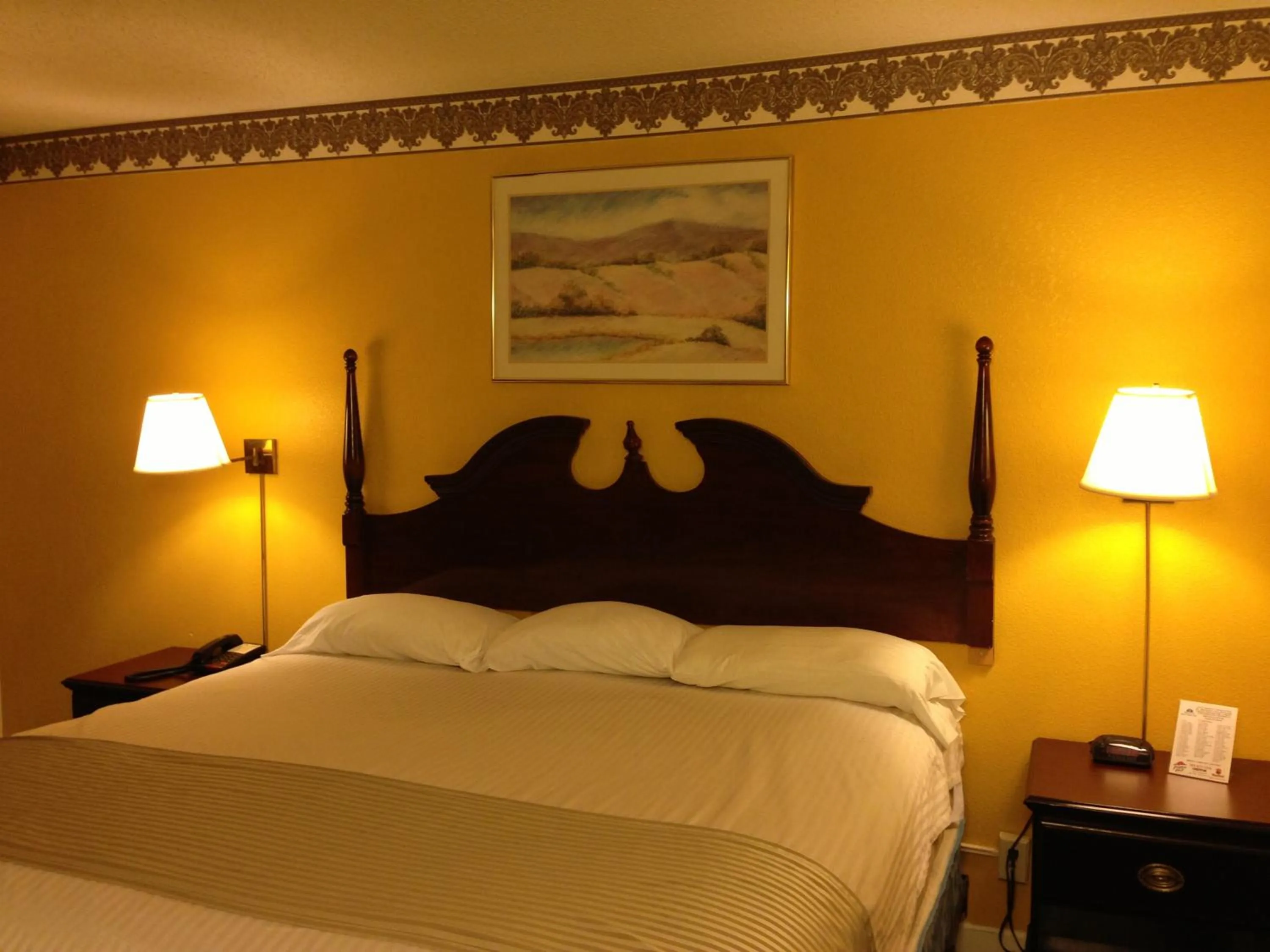 Bed in Americas Best Value Inn Macomb