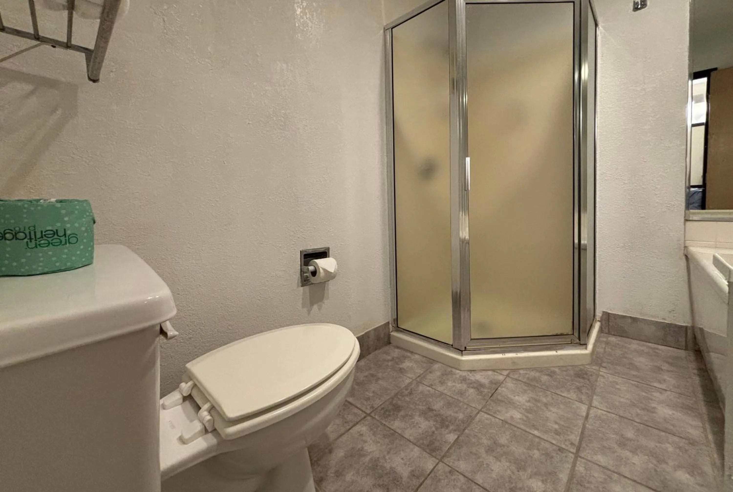 Bathroom in Super 8 by Wyndham Metropolis