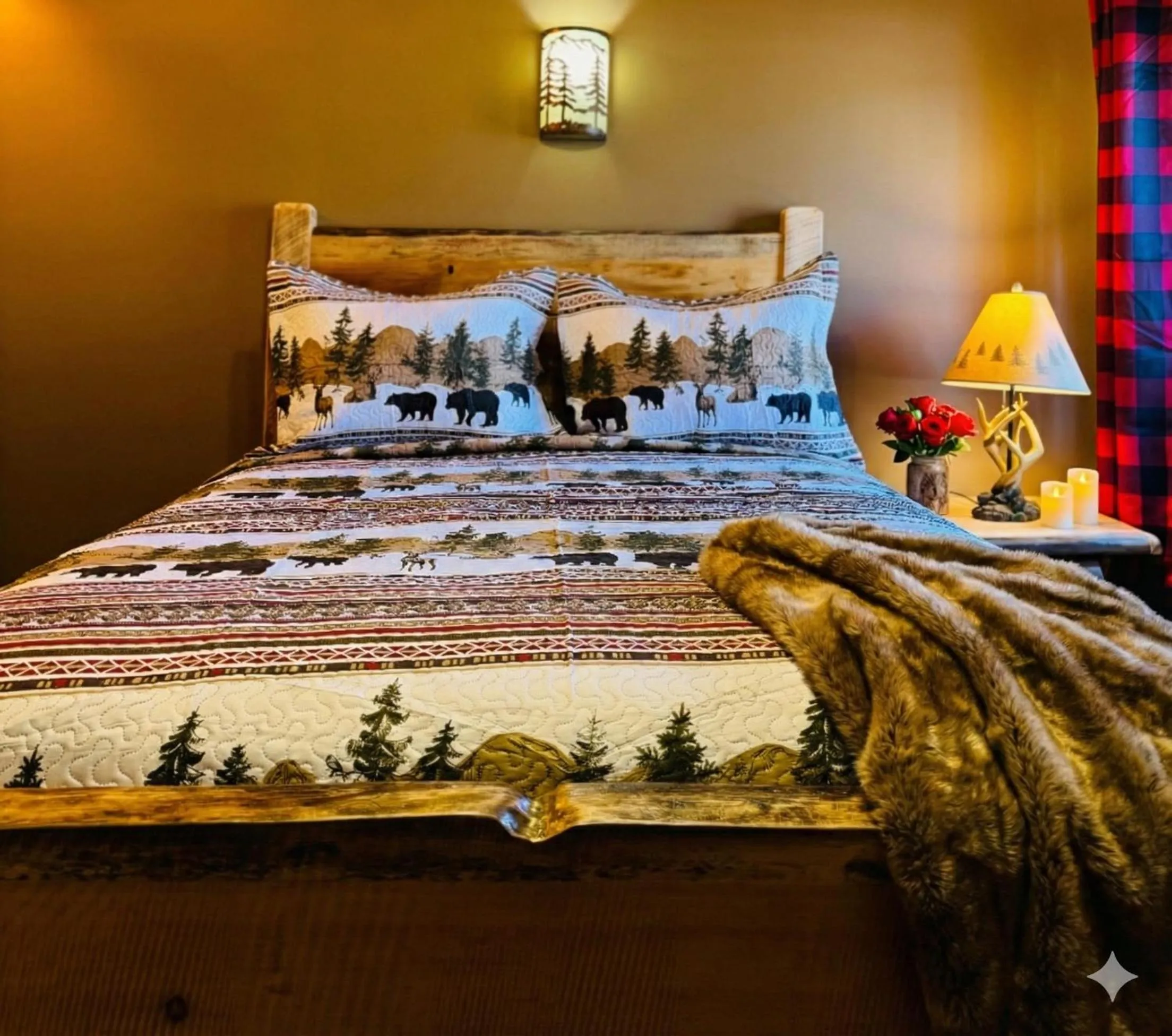 Bed in Motel Montreal