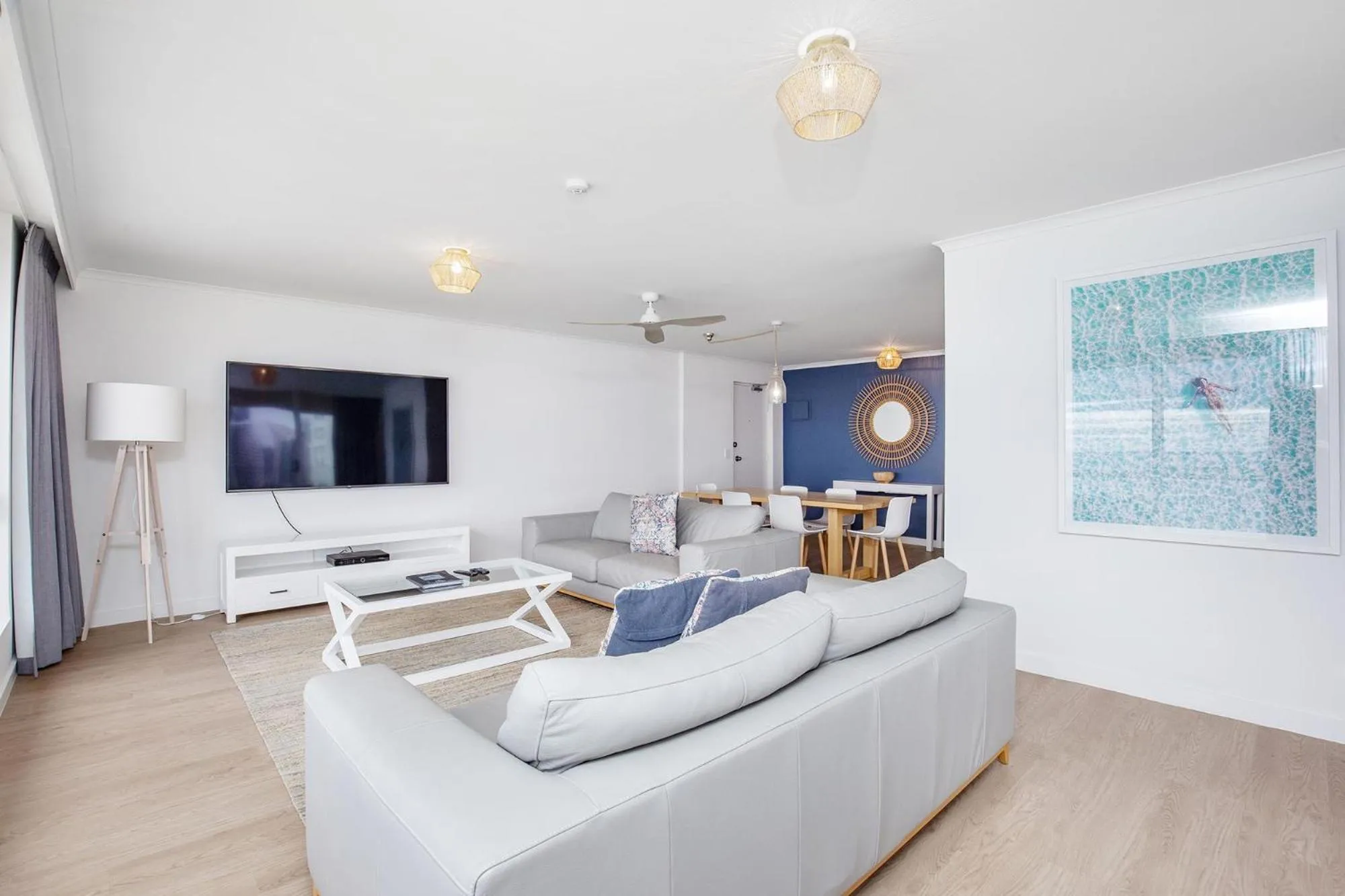 Living room in Dorchester On The Beach