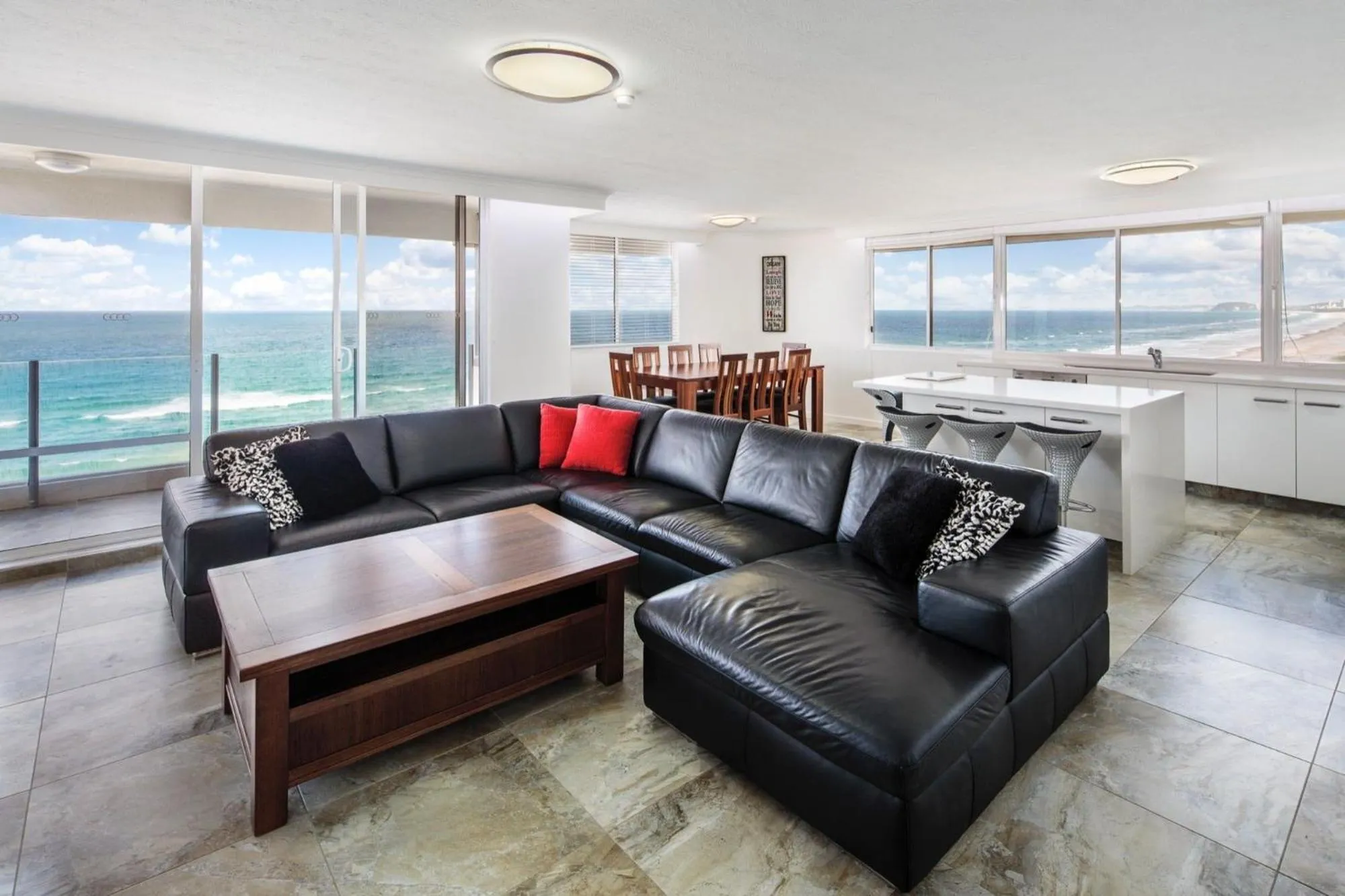 Living room in Dorchester On The Beach