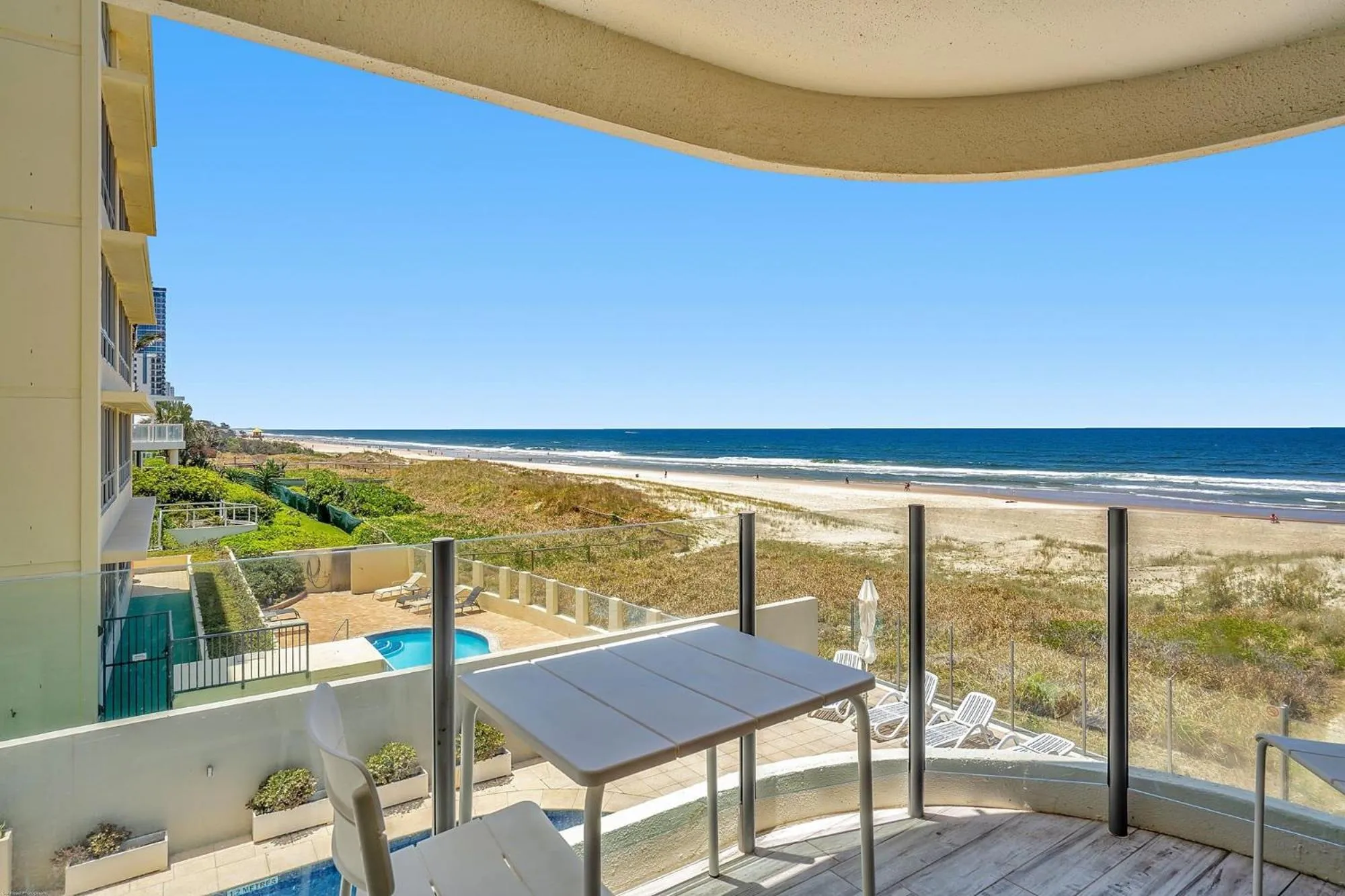 Patio in Dorchester On The Beach